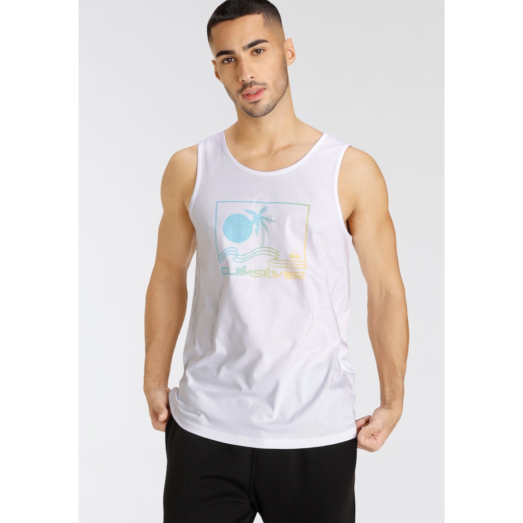 Quiksilver Tanktop »Herren Doppelpack mit Logodruck«, (Packung, 2 tlg.)