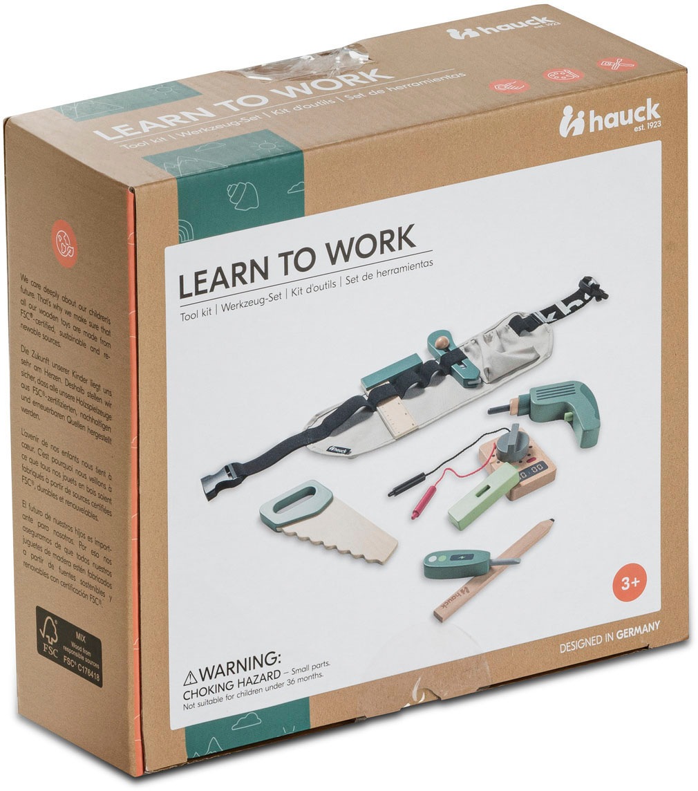 Hauck Spielwerkzeug »Learn to Work«, (Set), FSC® - schützt Wald - weltweit