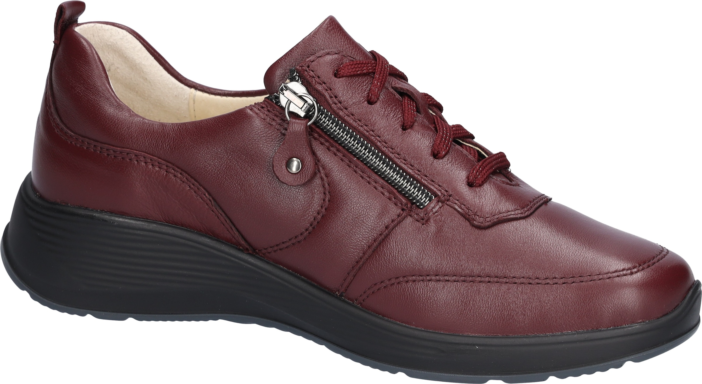 Waldläufer Schnürschuh »Kalea«  Komforschuh, Halbschuh mit seitlichen Reißverschlüssen, K-Weite
