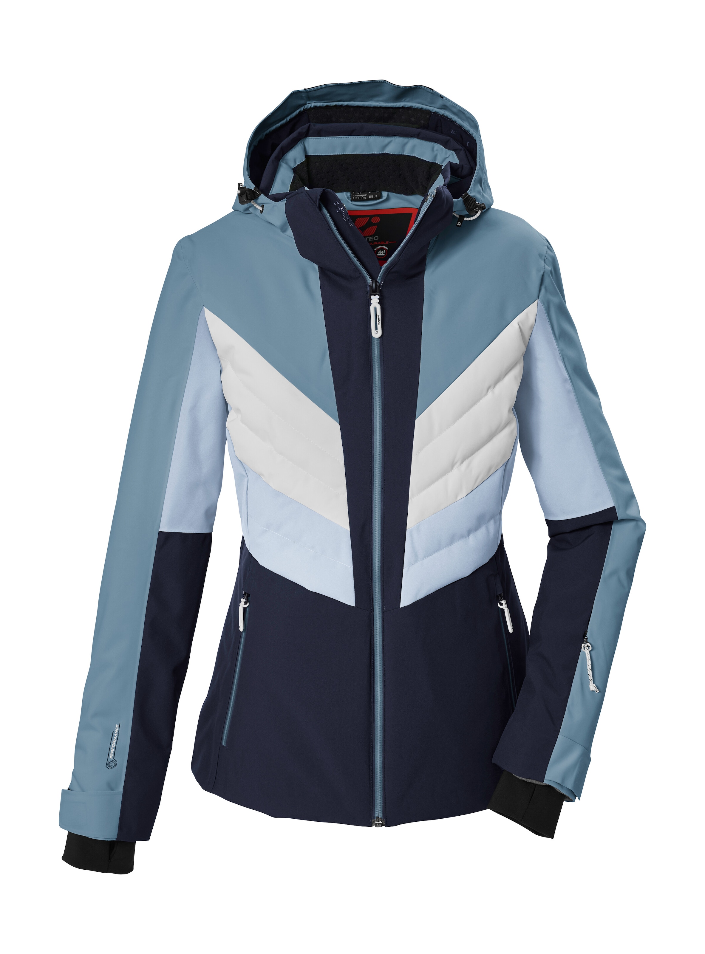 Killtec Skijacke »KSW 107 WMN SKI JCKT« Wasserdichte, atmungsaktive Skijacke mit abnehmbarer Kapuze