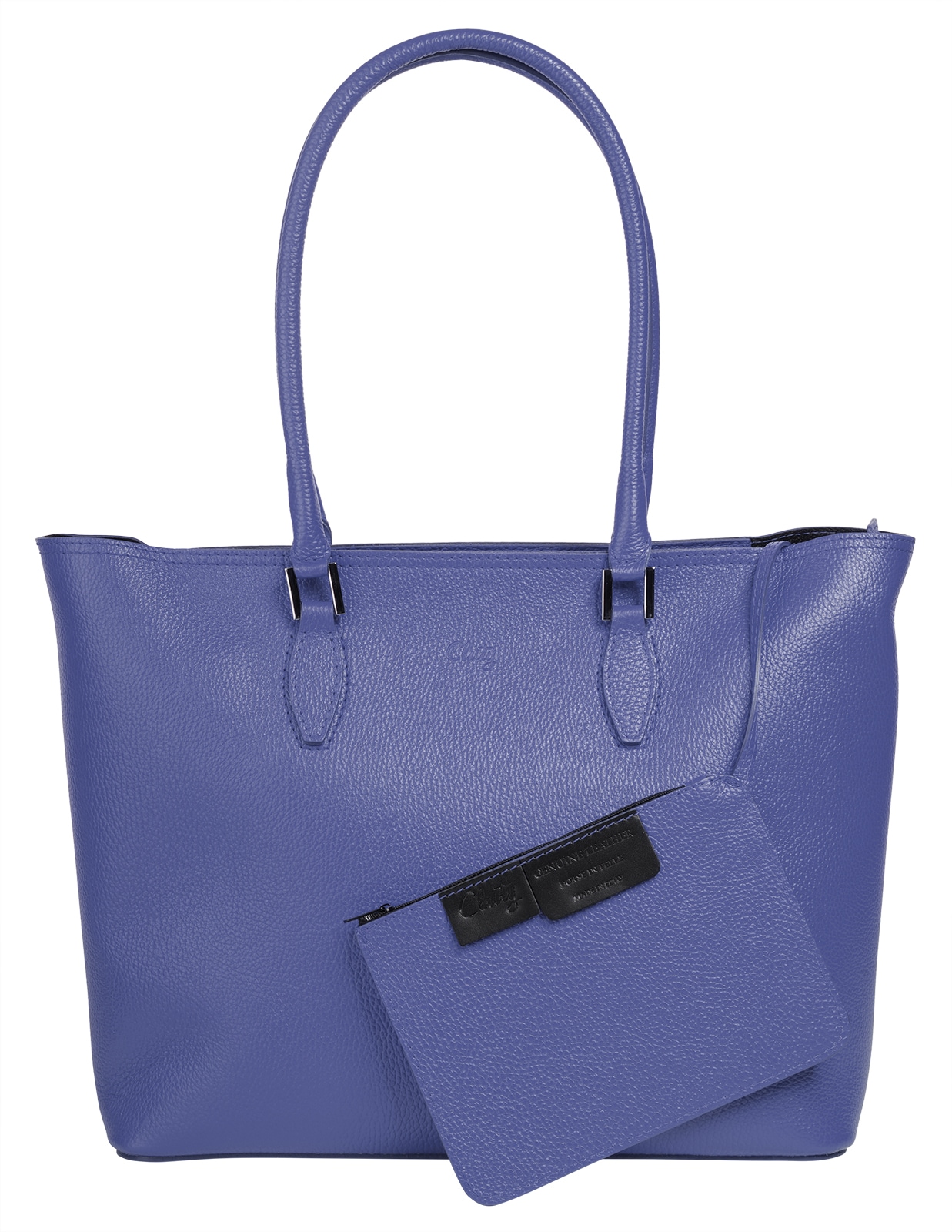 Cluty Shopper, echt Leder, Made in Italy