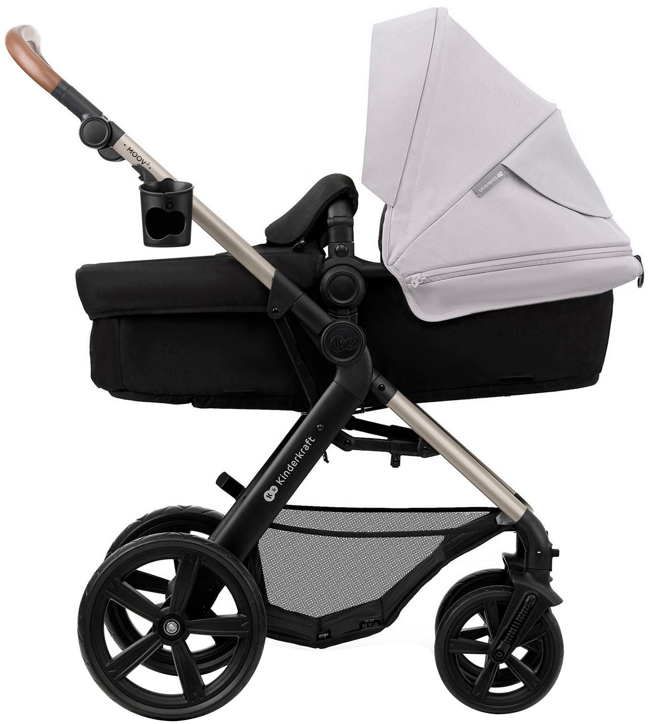 Kinderkraft Kombi-Kinderwagen »MOOV 2 4in1 EVA« 27 kg mit EVA-Rädern