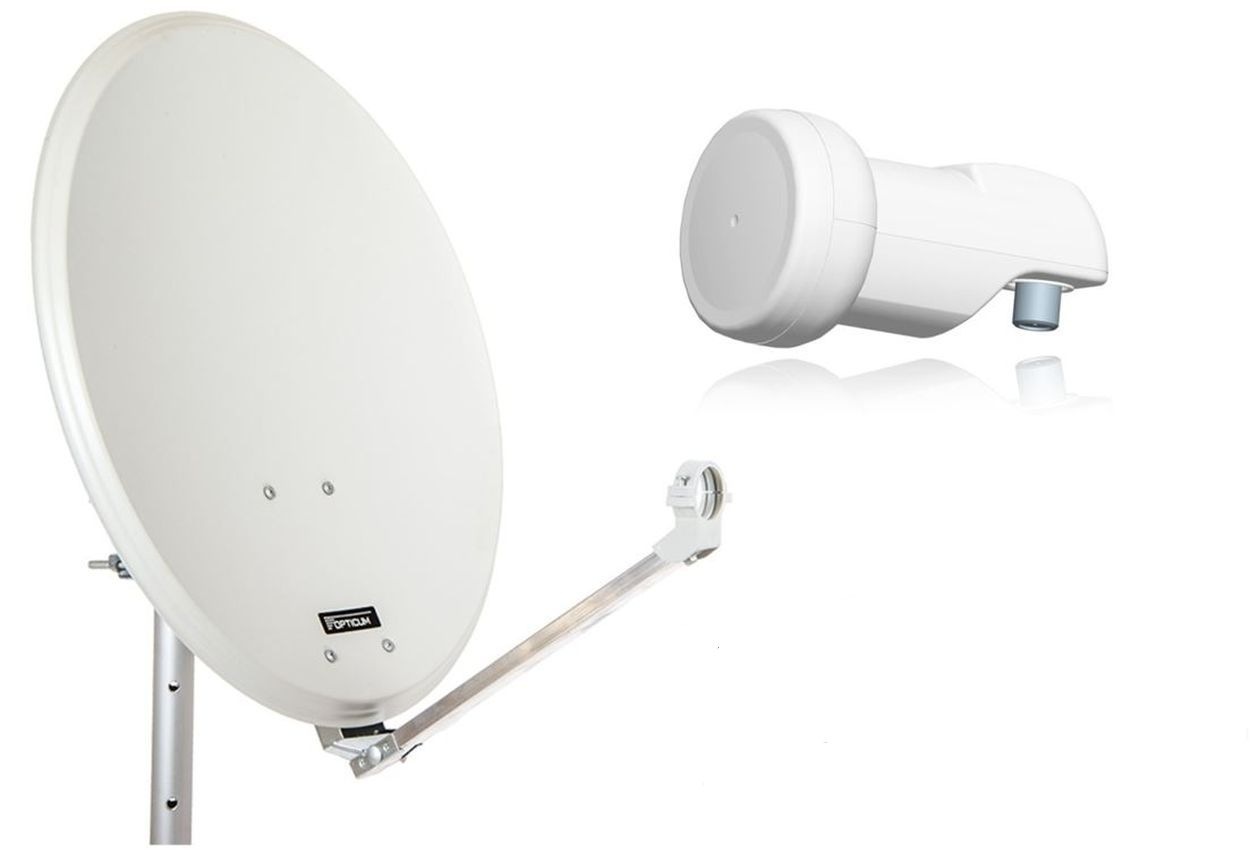 Opticum Red Sat-Spiegel »QA60 Alu mit Single-LNB Sat Anlage«, ( )