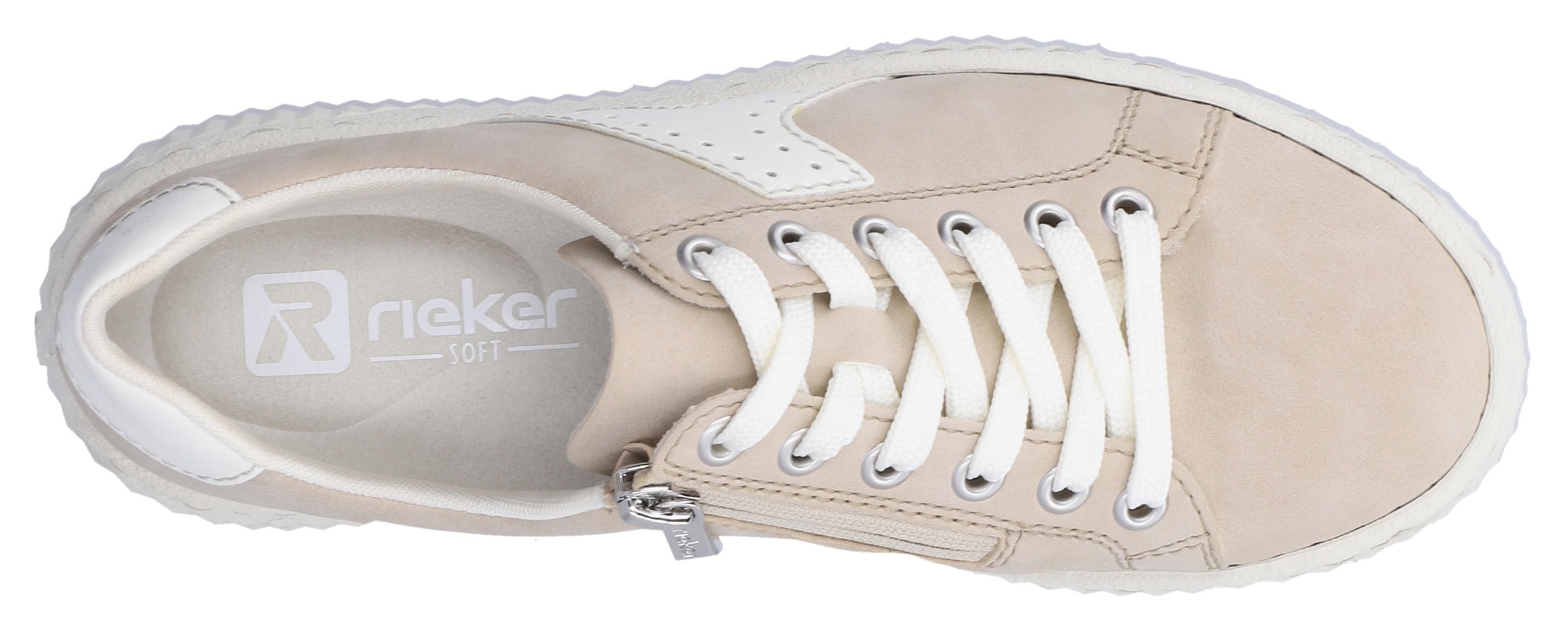 Rieker Plateausneaker  Schnürschuh, Halbschuh, Freizeitsneaker mit modischer Plateausohle