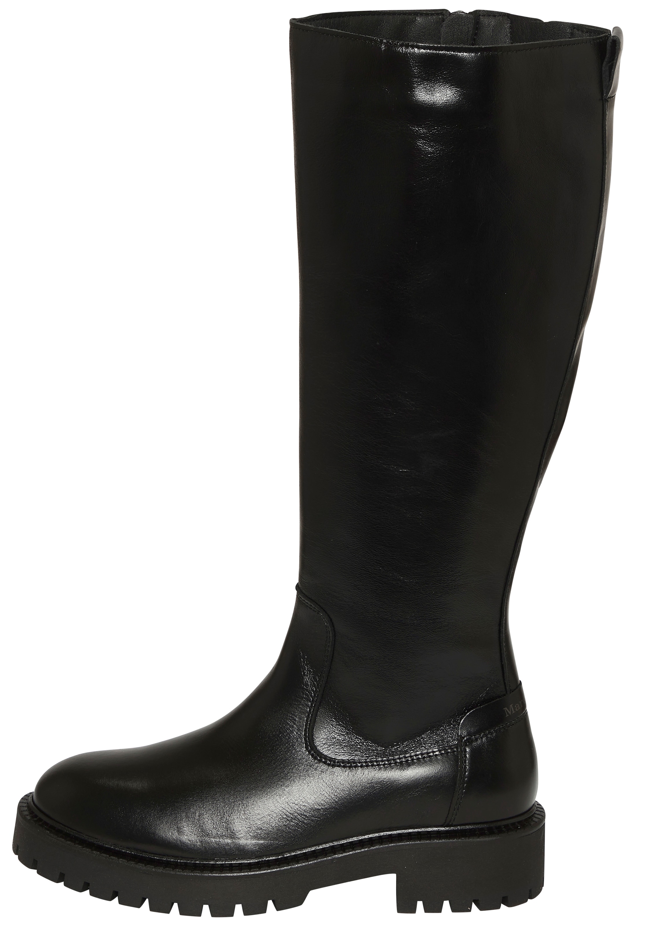 Marc O'Polo Stiefel »Model Phia 16«  Blockabsatz, Langschaftstiefel mit praktischem Reißverschluss