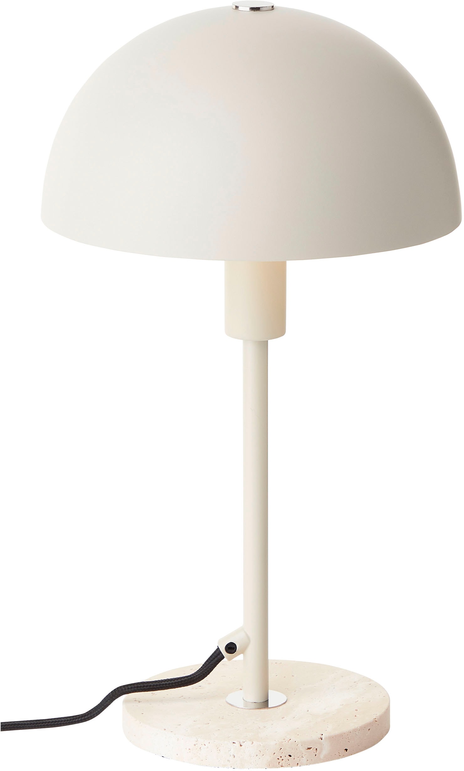 LeGer Home by Lena Gercke Tischleuchte »Linnea Pilz Lampe«, Leuchtmittel E14 | ohne Leuchtmittel, Pilzleuchte, Tischlampe, Steinsockel, Höhe 35,5 cm