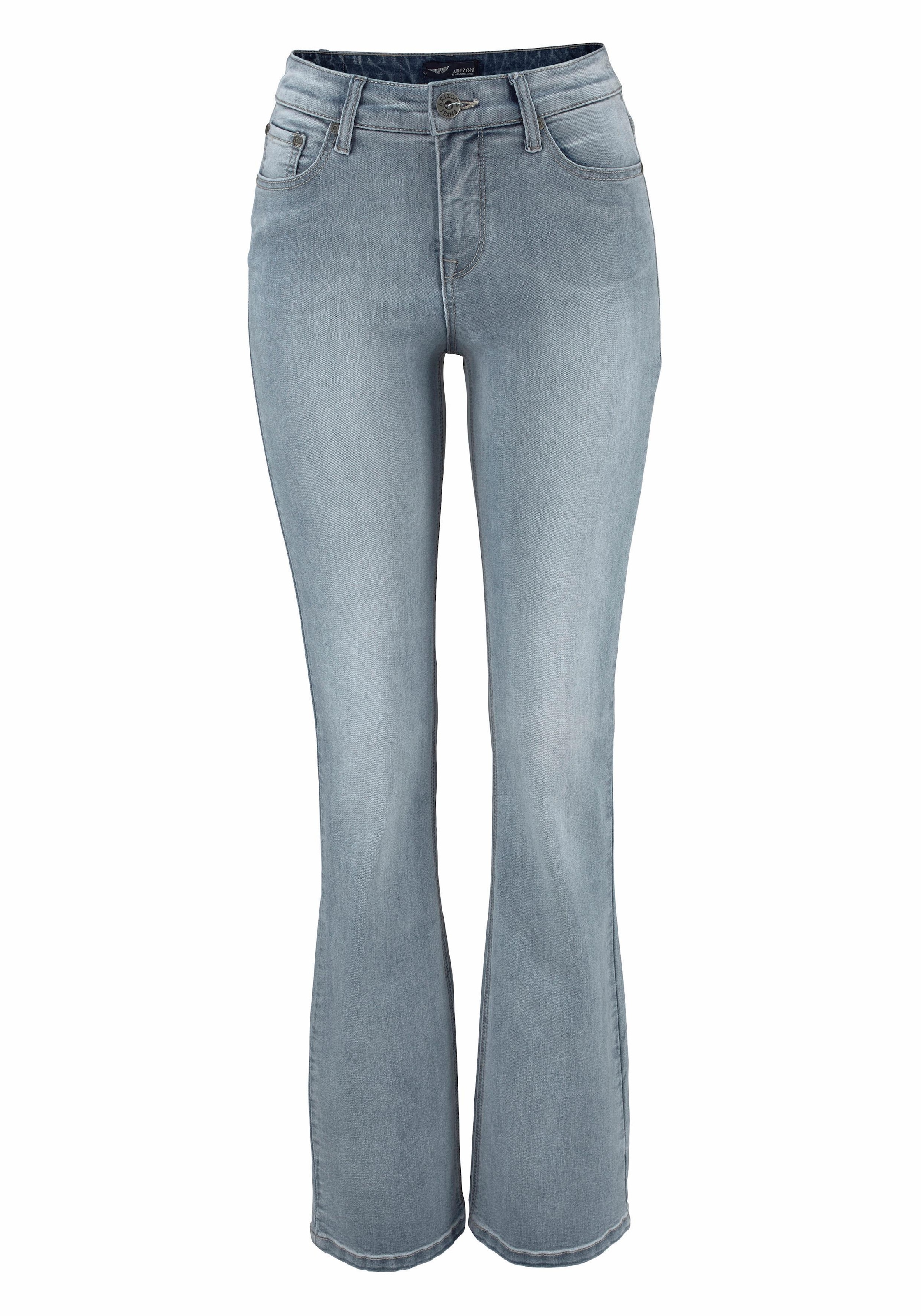 Arizona Bootcut-Jeans »Shaping«, High Waist