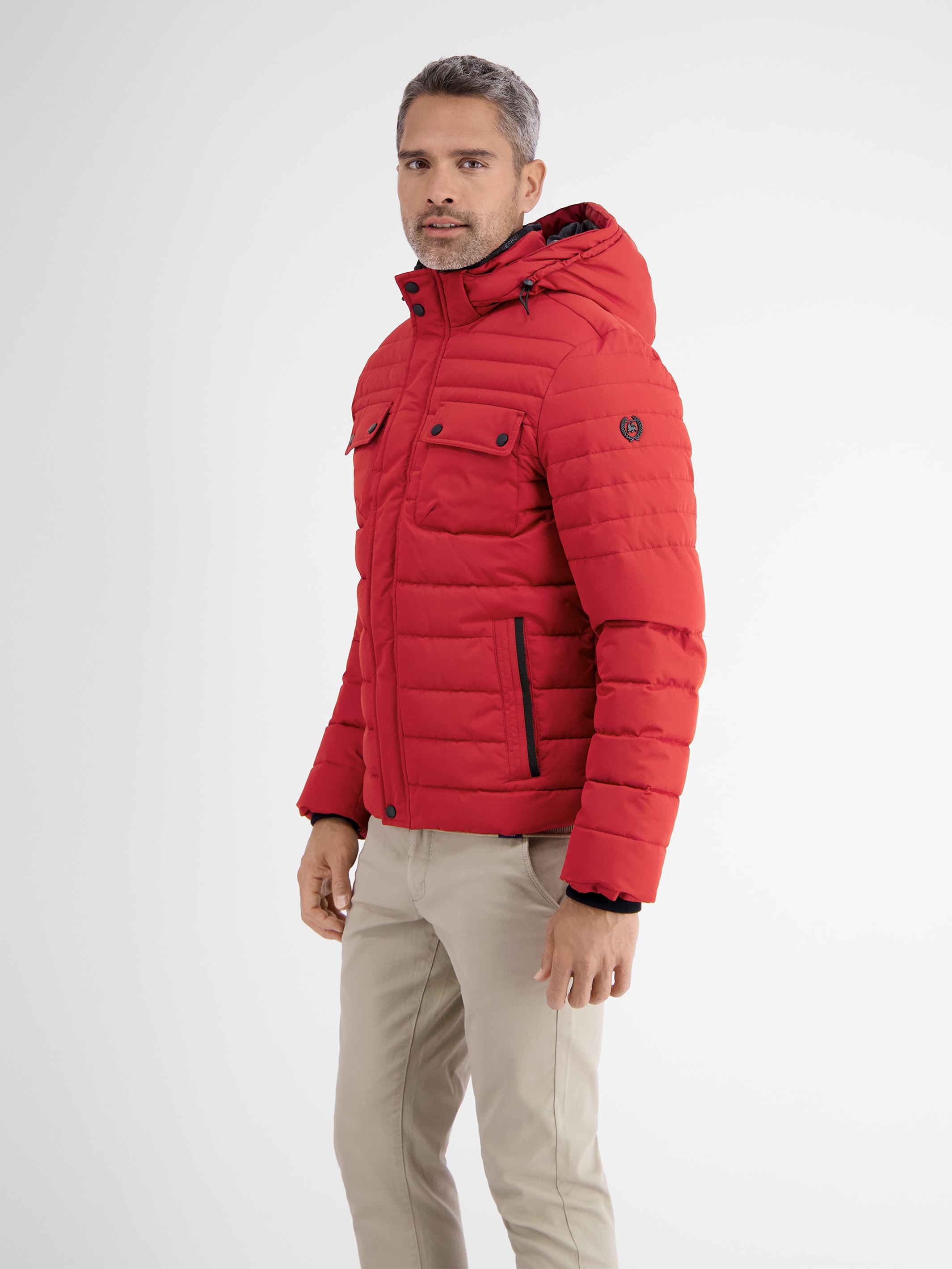 LERROS Winterjacke »Steppjacke mit abnehmbarer Kapuze« mit Kapuze