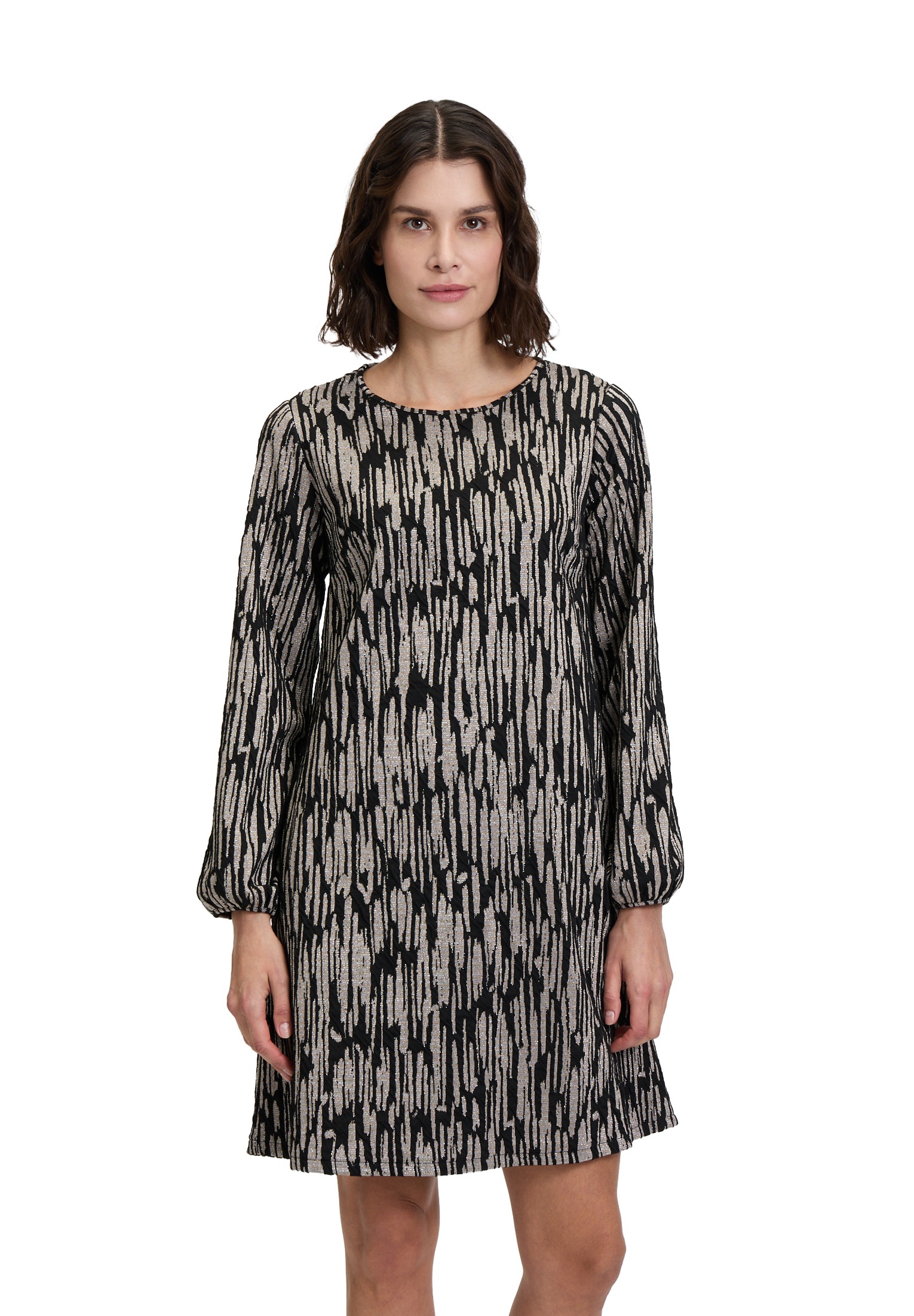 Betty&Co Bodykleid »Casual-Kleid im Glitzer-Look«