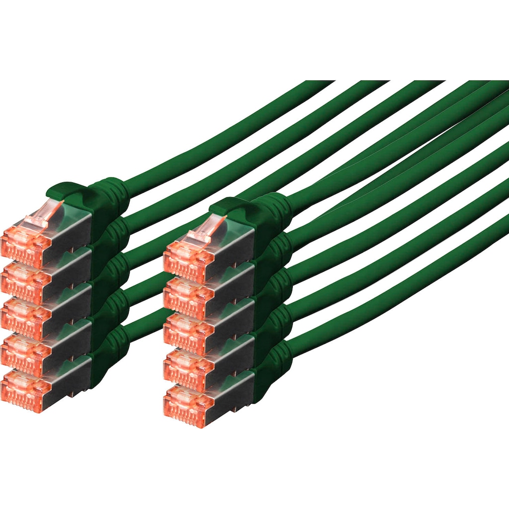Digitus LAN-Kabel »Twisted Pair Patchkabel - Kategorie 6A Klasse EA - S/FTP«, RJ-45 (Ethernet), 500 cm
