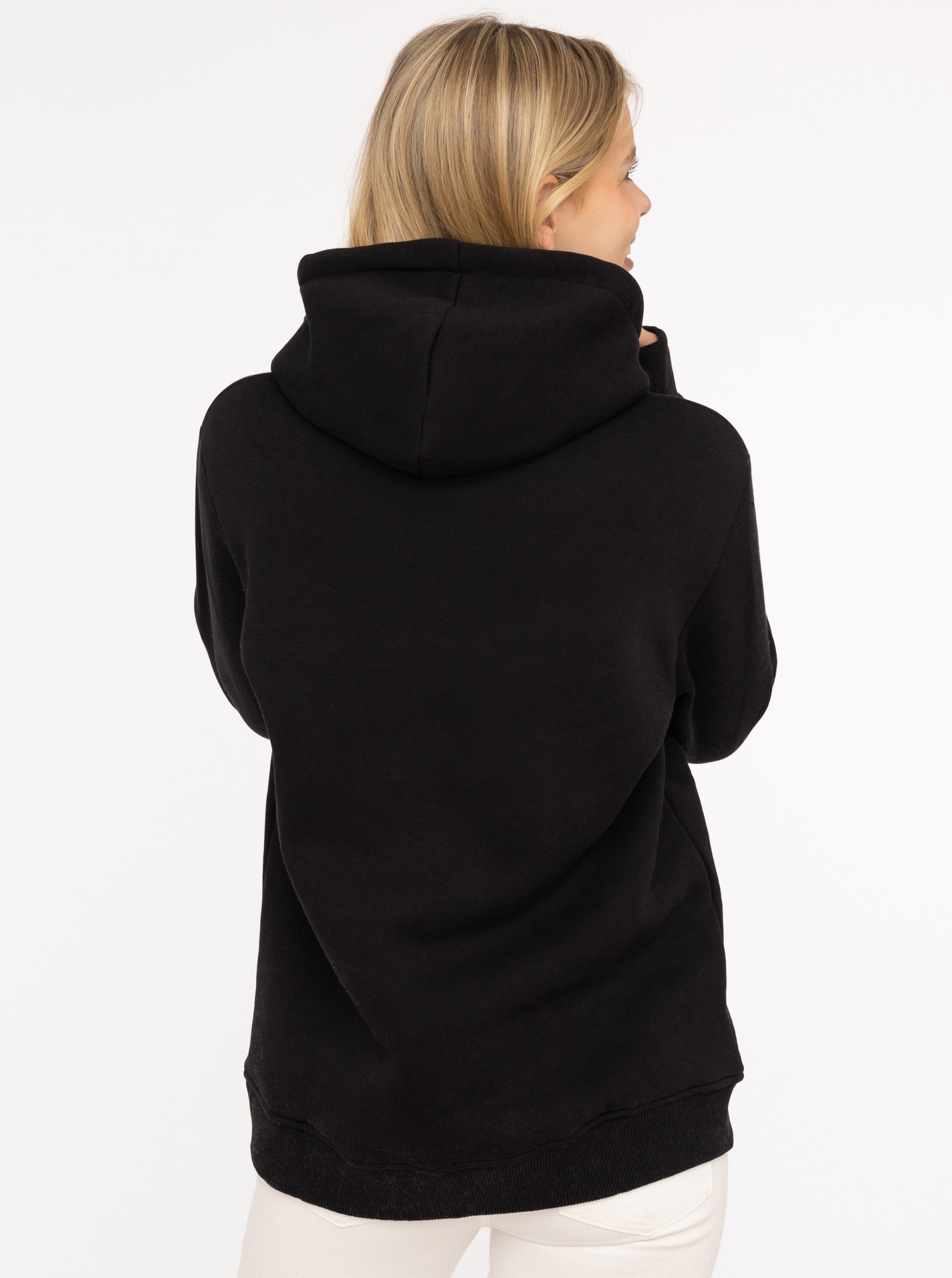 Zwillingsherz Hoodie »"Wild at heart"«, mit Leo Kapuze und Stickerei