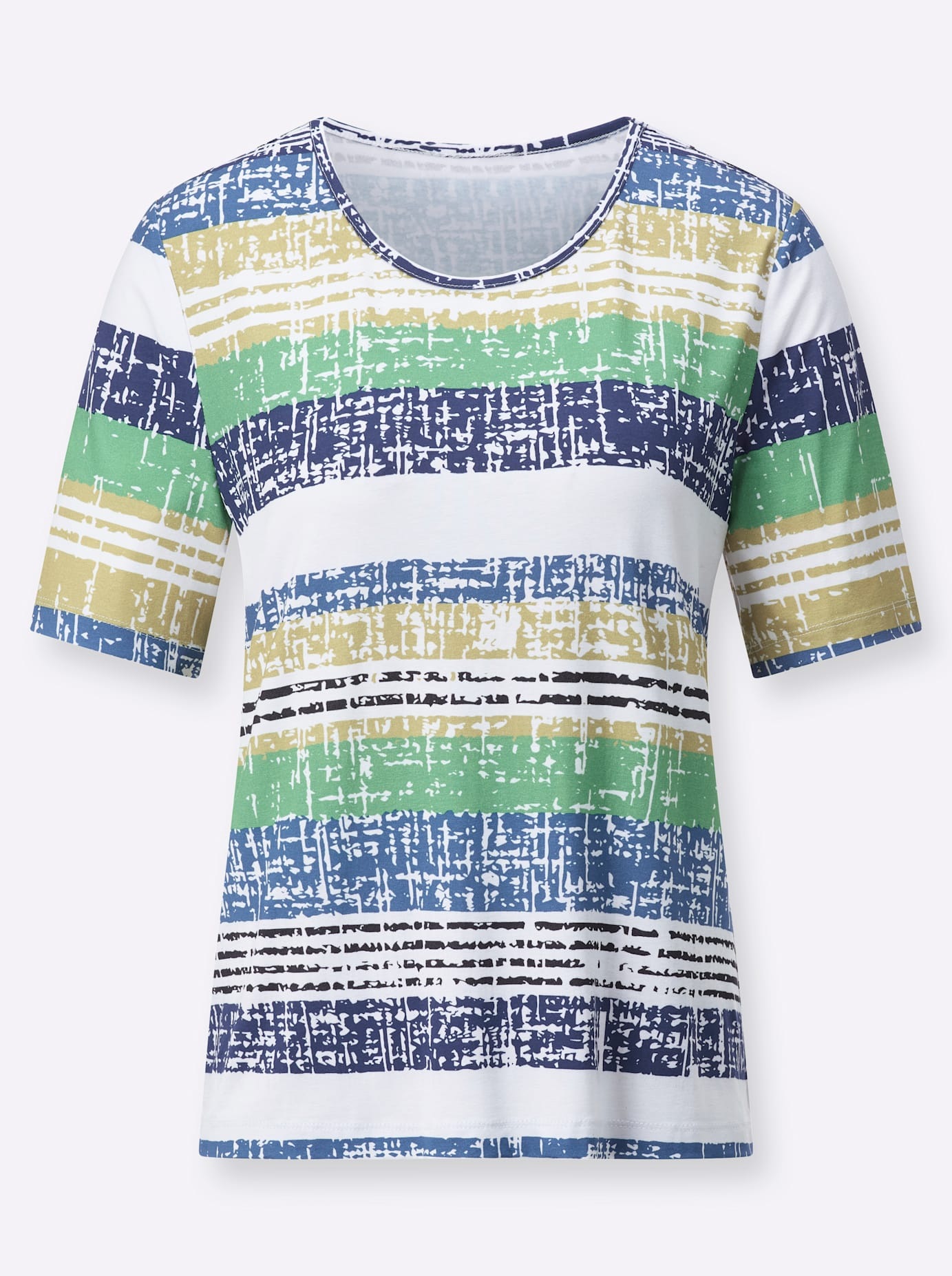 Casual Looks Kurzarmshirt »Rundhals-Shirt«, (1 tlg.)