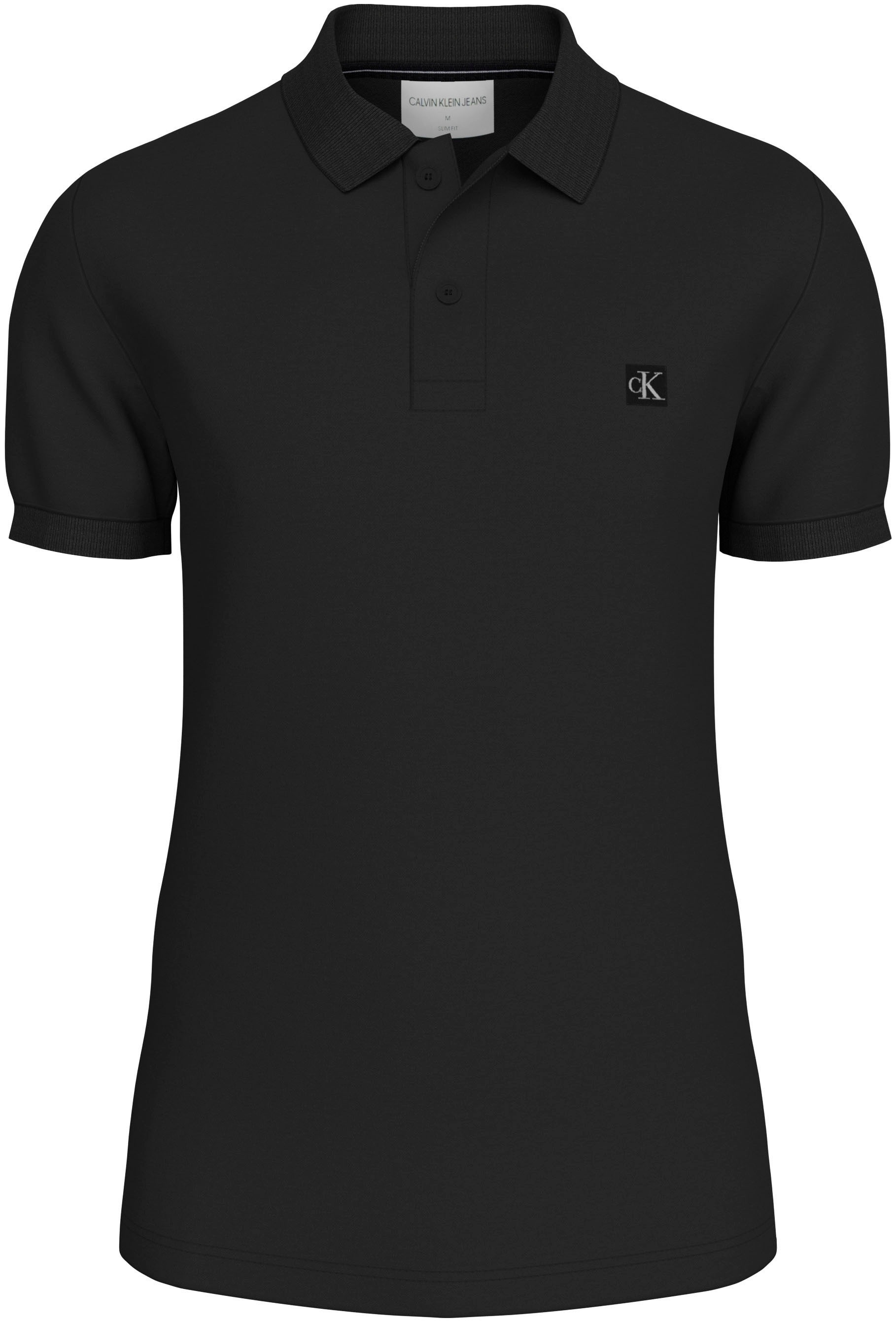 Calvin Klein Jeans Poloshirt »CK EMBRO BADGE SLIM POLO«, mit Logopatch