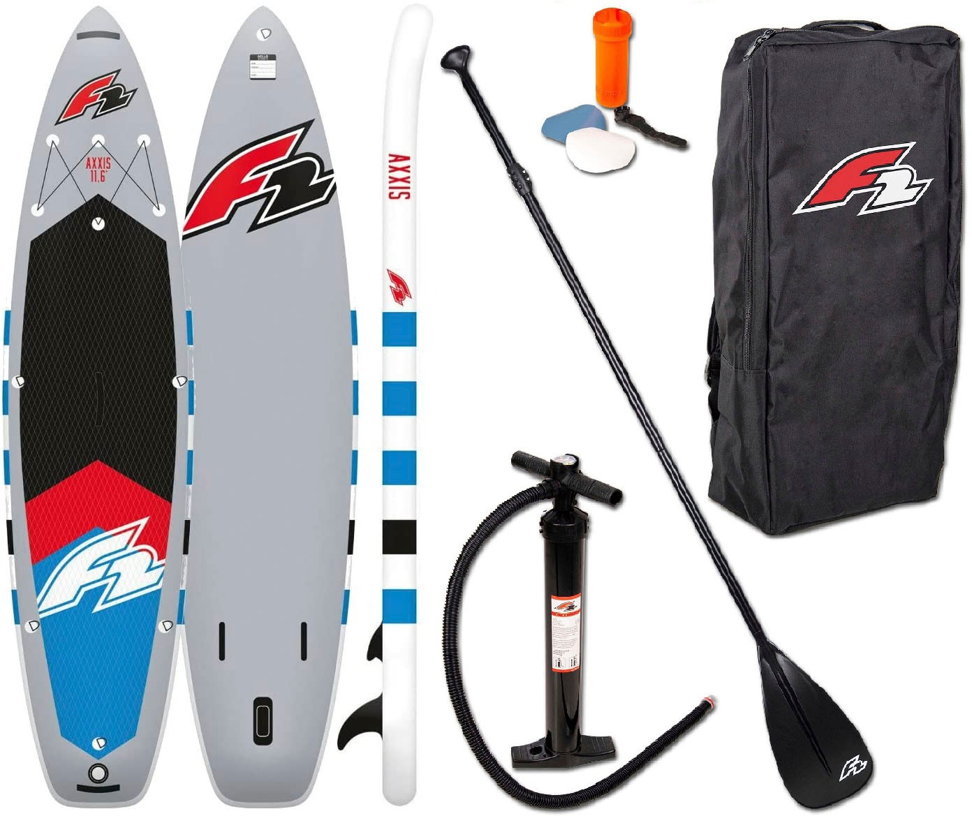 F2 Inflatable SUP-Board »Axxis OTTO tlg.) 11,6 (Packung, bei 5 kaufen grey«