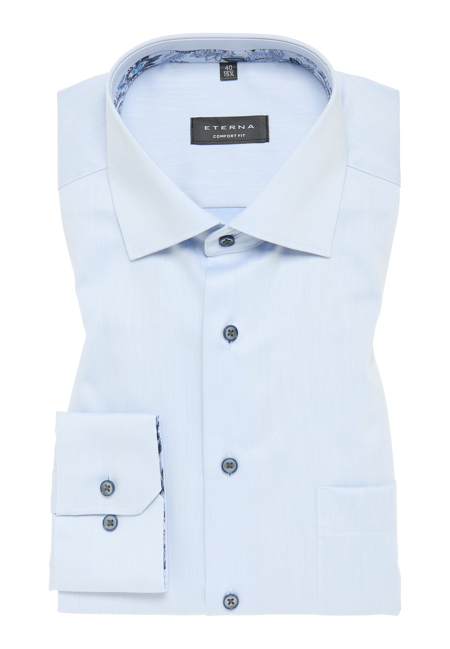Eterna Langarmhemd »COMFORT FIT«, NON IRON (bügelfrei)