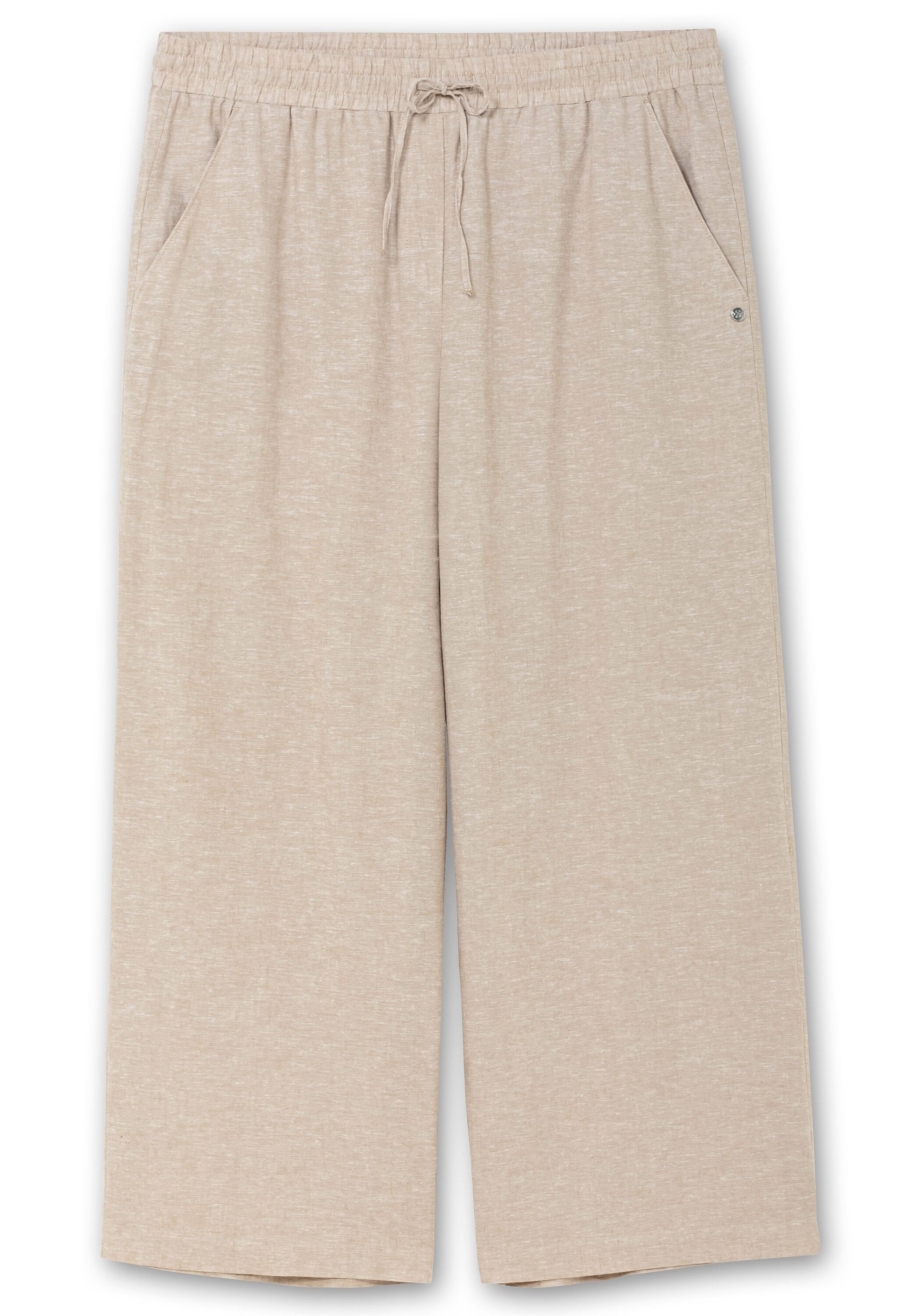 Sheego Schlupfhose »Weite Schlupfhose mit Bindeband, im Leinenmix«
