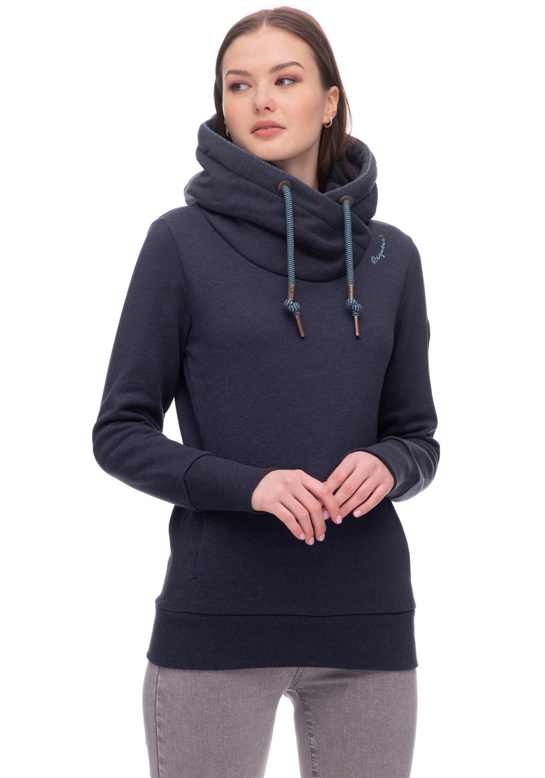 Sweatshirt »GRIPY CORE«, Schalkragen mit Kordelzug