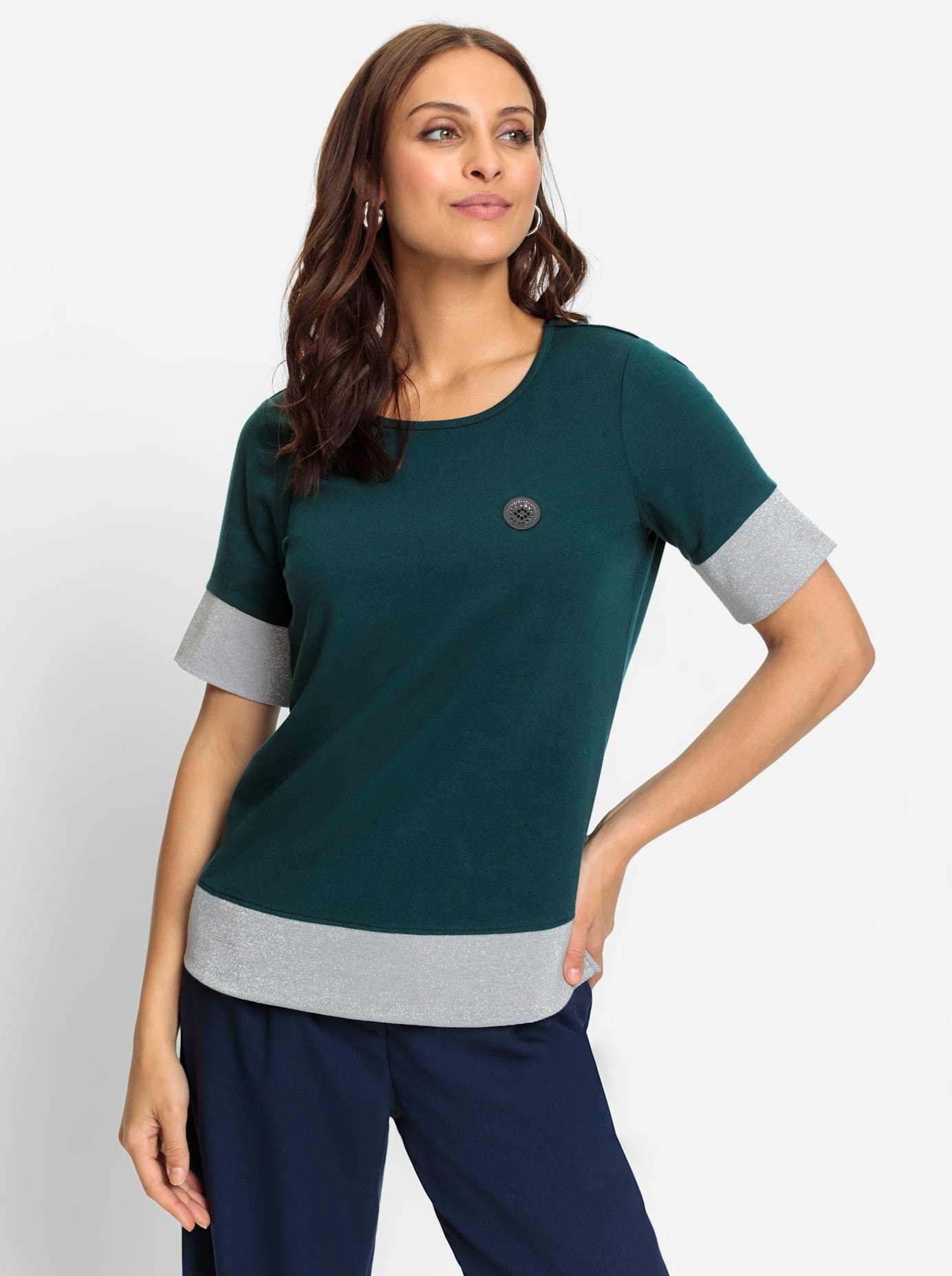 Inspirationen Rundhalsshirt »Shirt«, (1 tlg.)