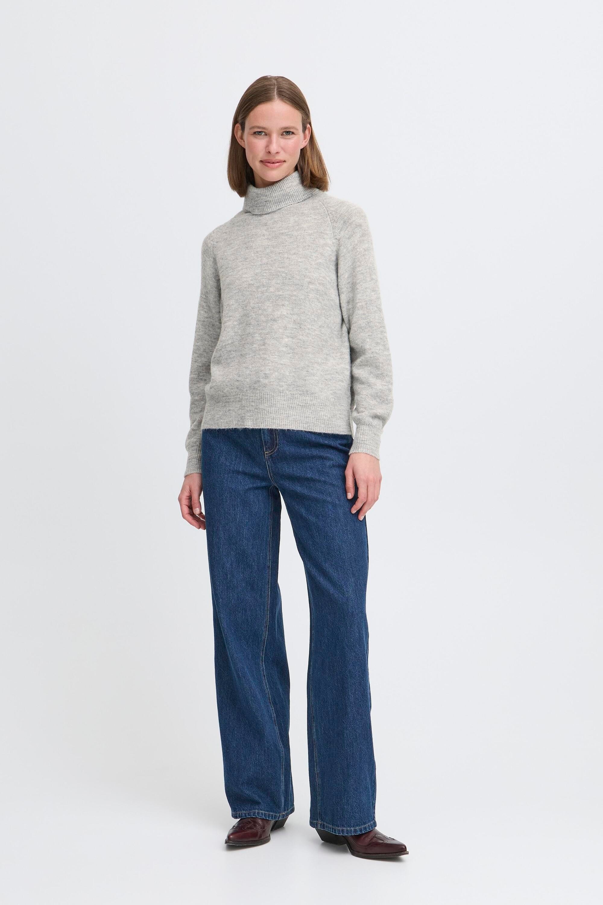 b.young Strickpullover »Damen Strickpullover langarm BYMONNA«