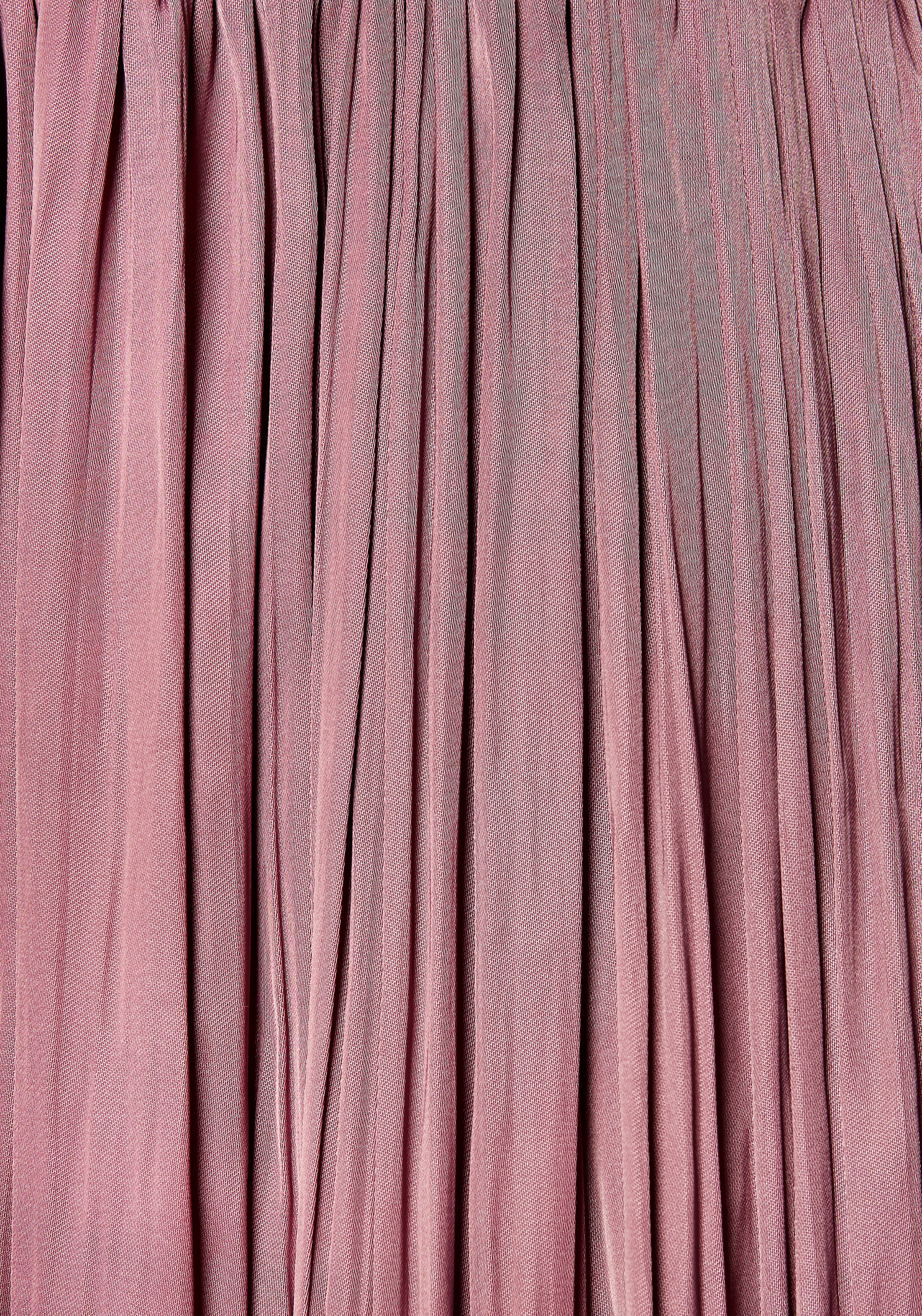 LASCANA Maxirock mit Plisseefalten, edel glänzende Ware