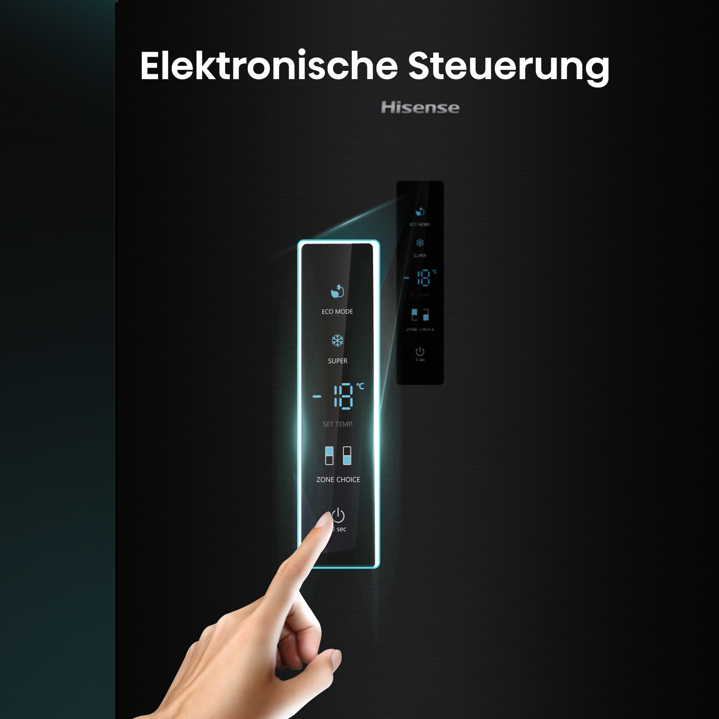 Hisense Kühl-/Gefrierkombination »RB390N4CFD«, Außen-Display