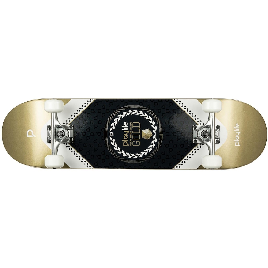 Playlife Skateboard »Heavy Metal Gold«