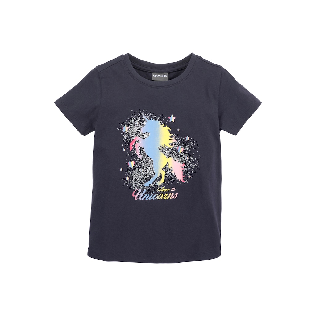 KIDSWORLD T-Shirt »believe in Unicorns«