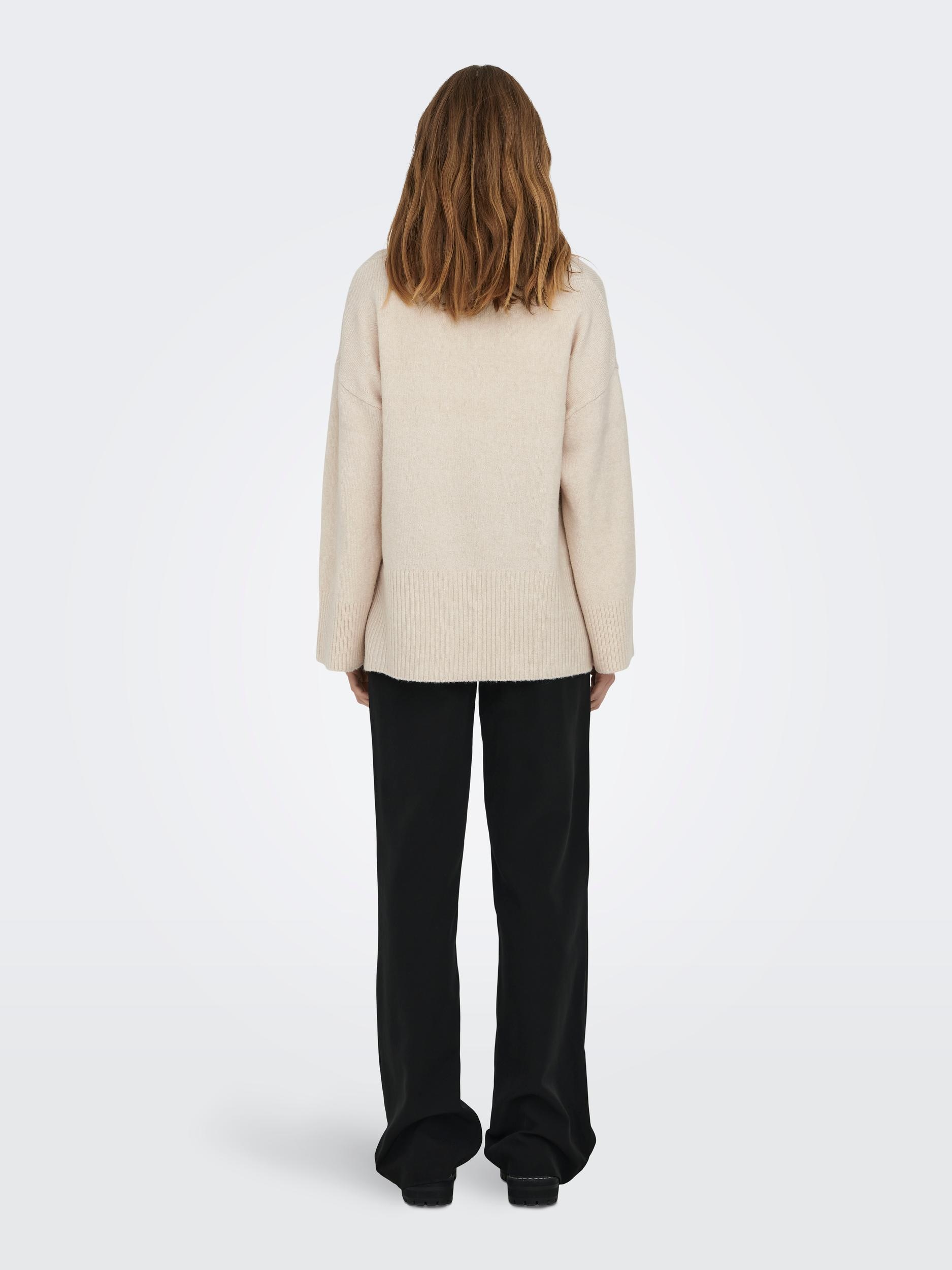 ONLY Rundhalspullover »ONLLOUISE L/S LONG PULLOVER EX KNT«