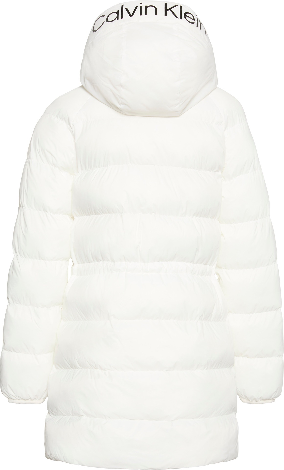 Calvin Klein Jeans Steppmantel »LGHTWGHT LG MD LNGTH«, Mit Rundhalsausschnitt