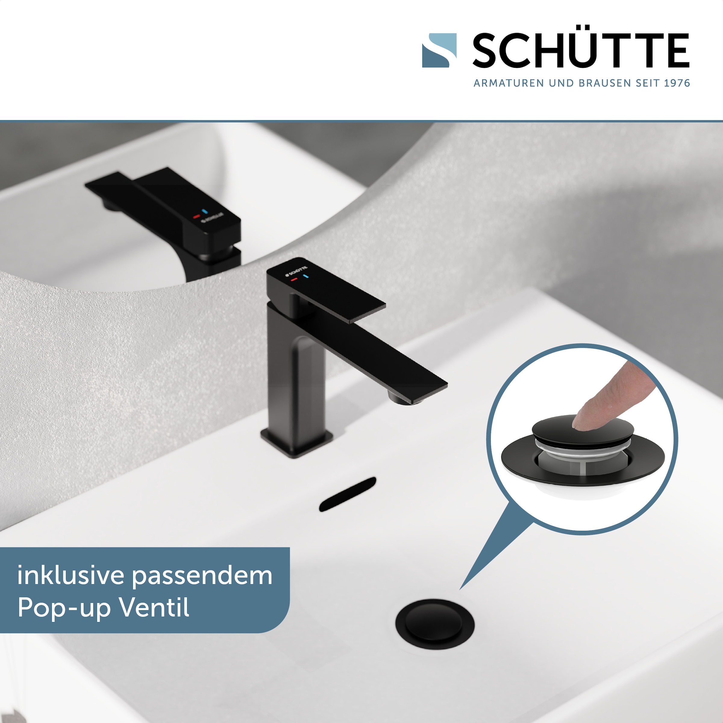 Schütte Waschtischarmatur »SAN DIEGO« Hochdruck Armatur Bad, Waschtischarmatur, Wasserhahn