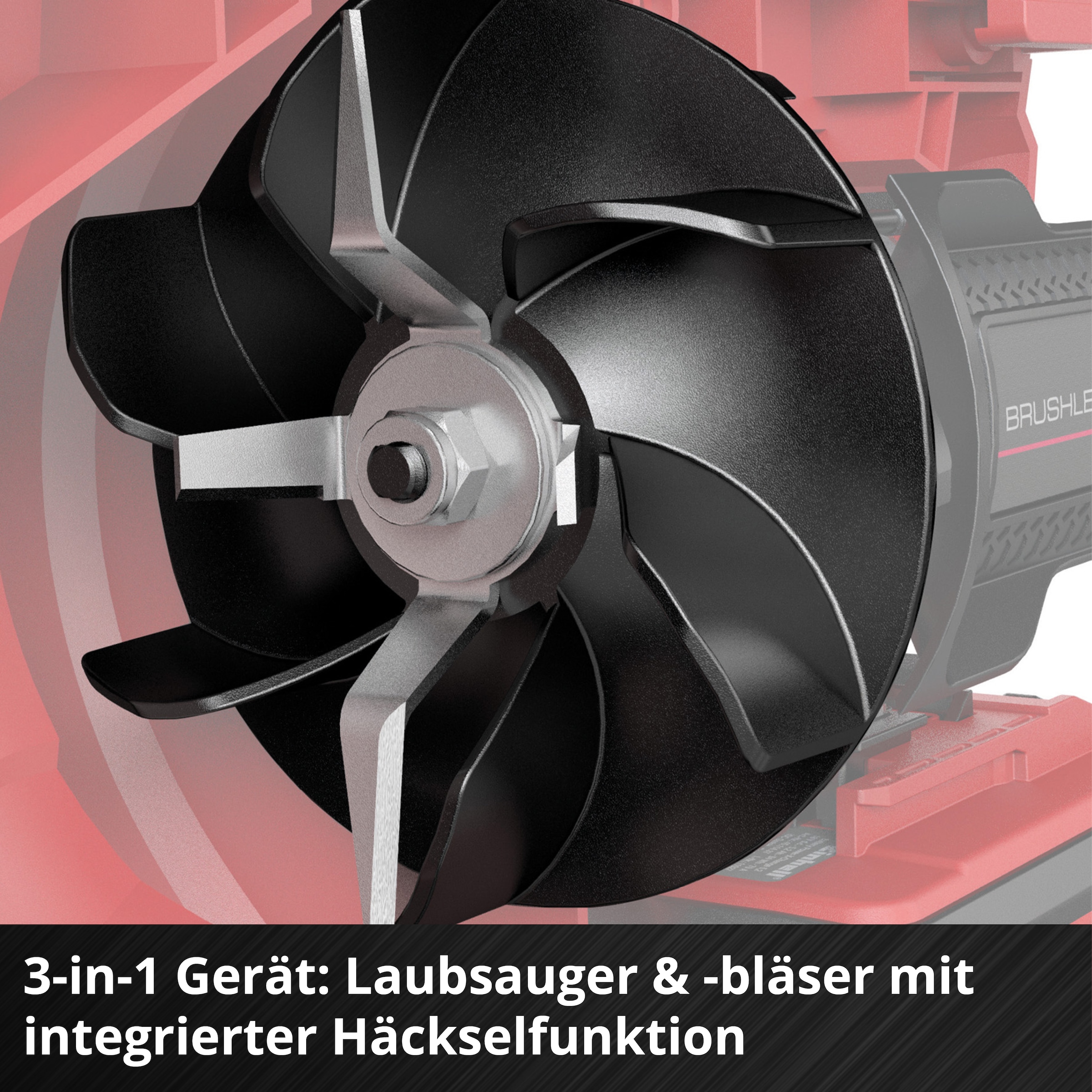 Einhell Akku-Laubsauger »VENTURRO 18/210« km/h Blasgeschwindigkeit, ohne Akku und Ladegerät