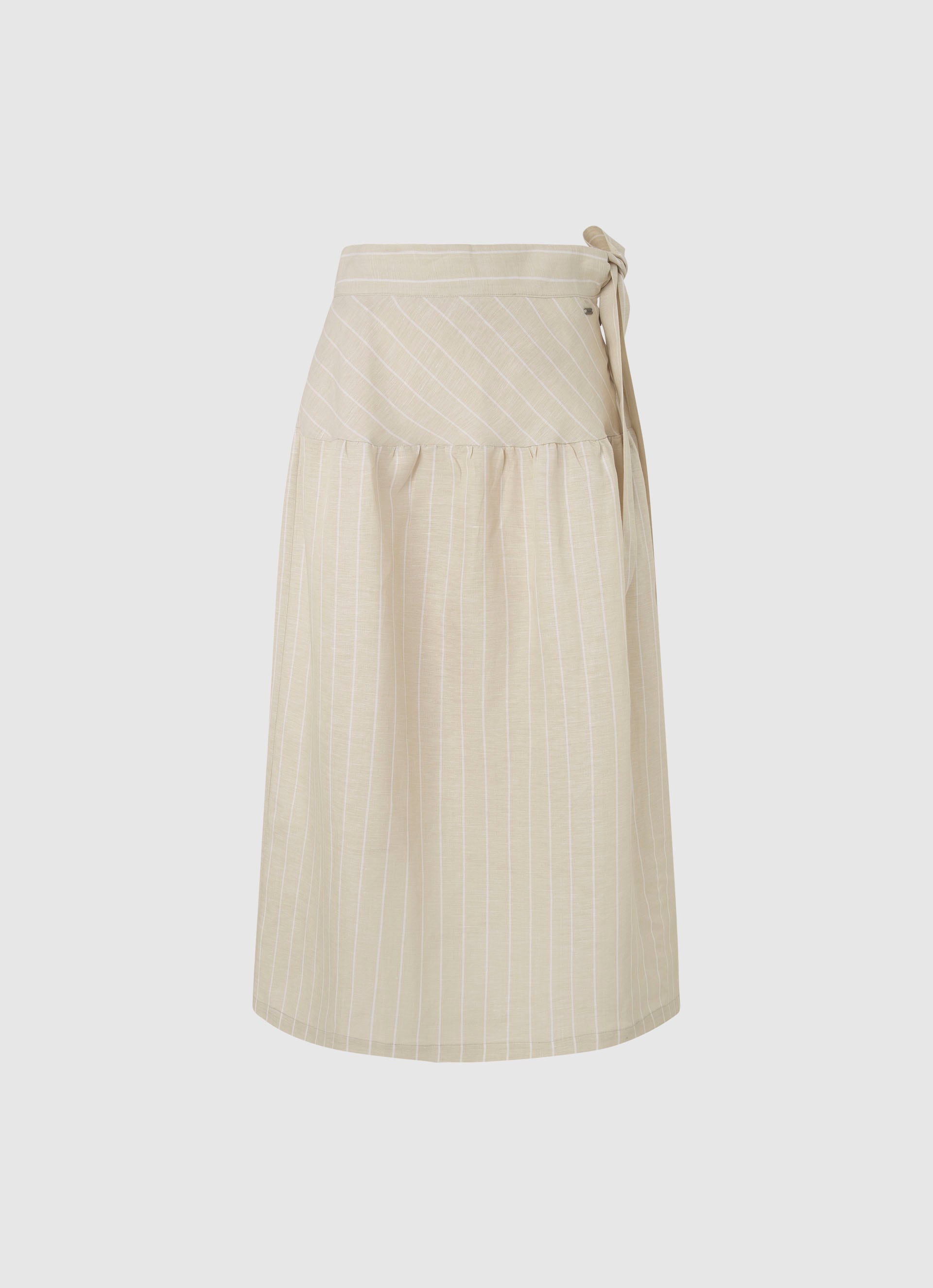 Pepe Jeans Midirock »EFFIE«, aus sommerlichem Leinenmix