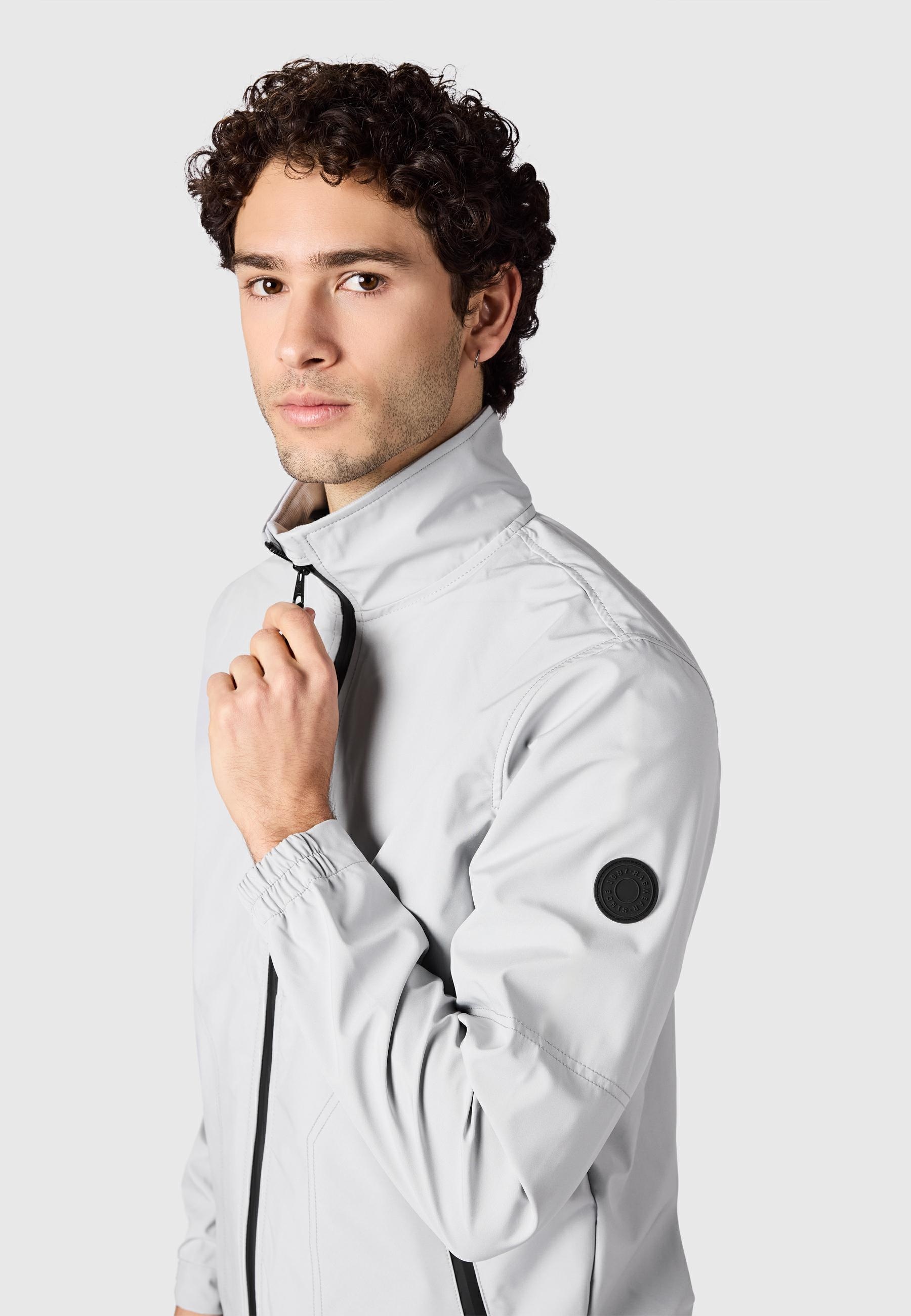 Ragwear Outdoorjacke »Outdoorjacke Collwie« ohne Kapuze wasserdichte Herren Übergangsjacke mit hohem Kragen