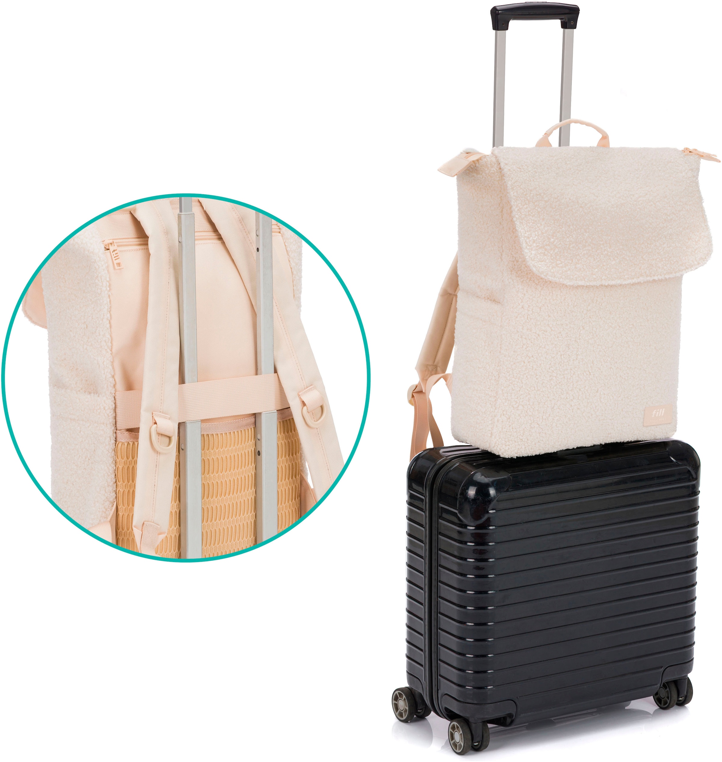 Fillikid Wickelrucksack »Teddy« inkl. Wickeltunterlage