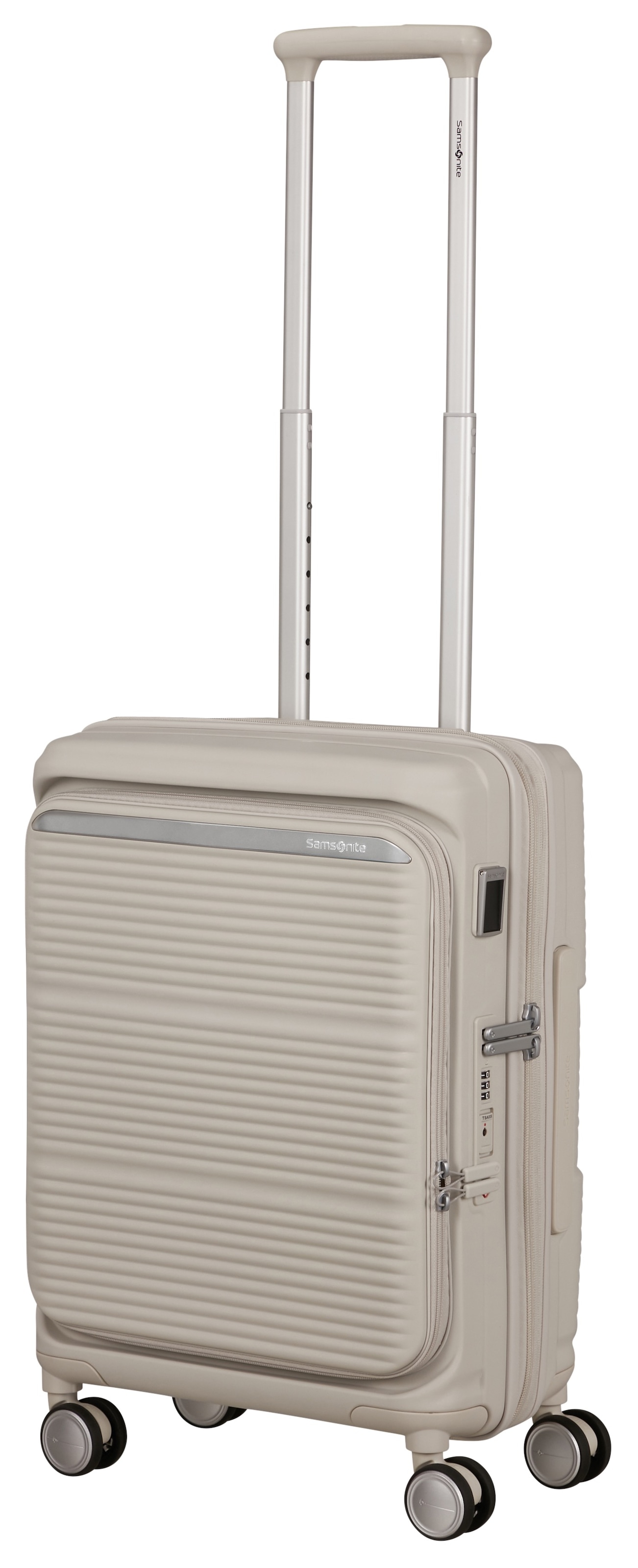 Samsonite Hartschalen-Trolley »PARALUX, verschiedene Größen und Farben« 40 l 4 Rollen Reisegepäck mit Frontfach Packwürfel Trennpolster