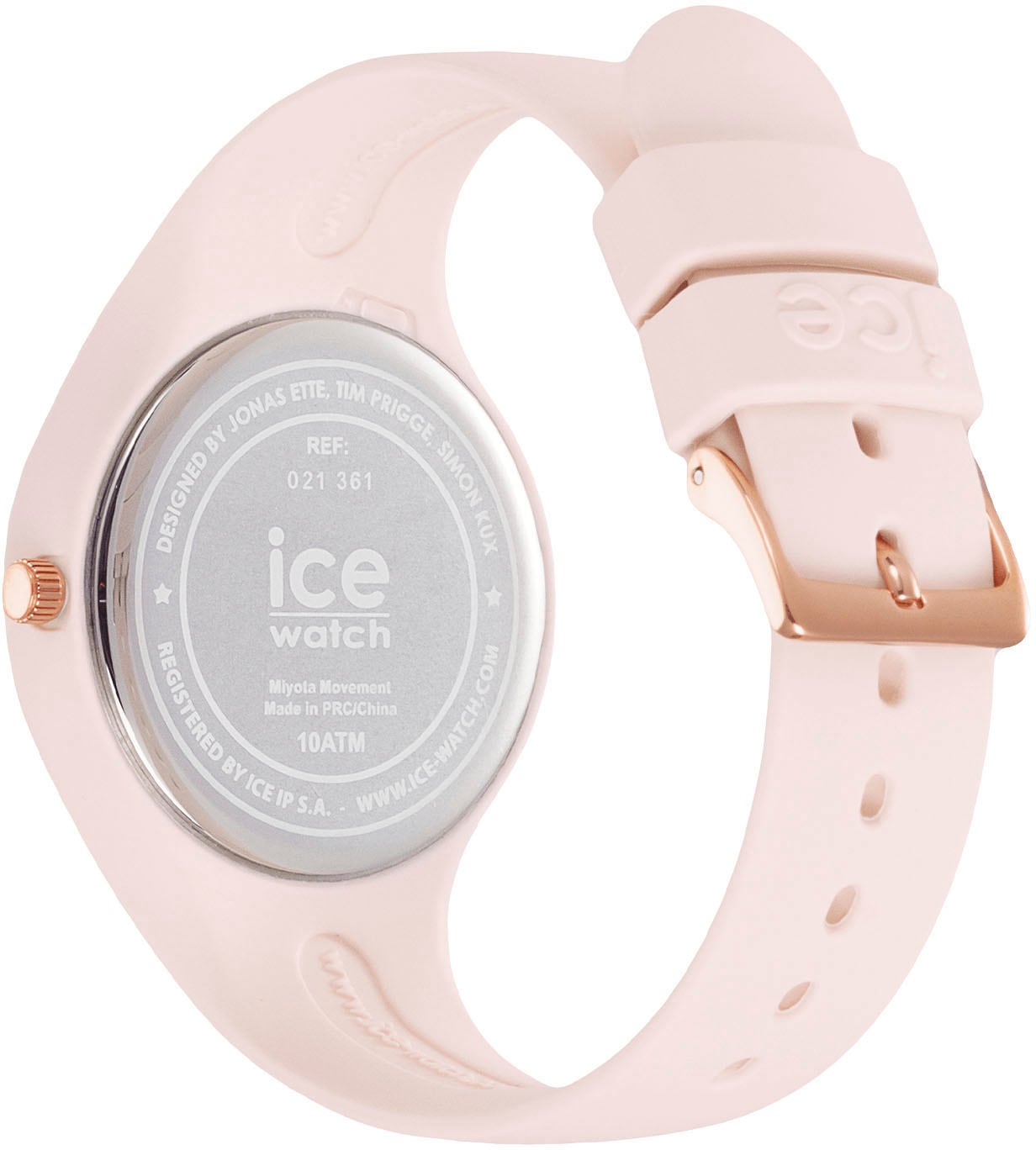 ice-watch Quarzuhr »ICE horizon - Small - 3H, 021361«, Armbanduhr, Damenuhr, analog, Silikonarmband