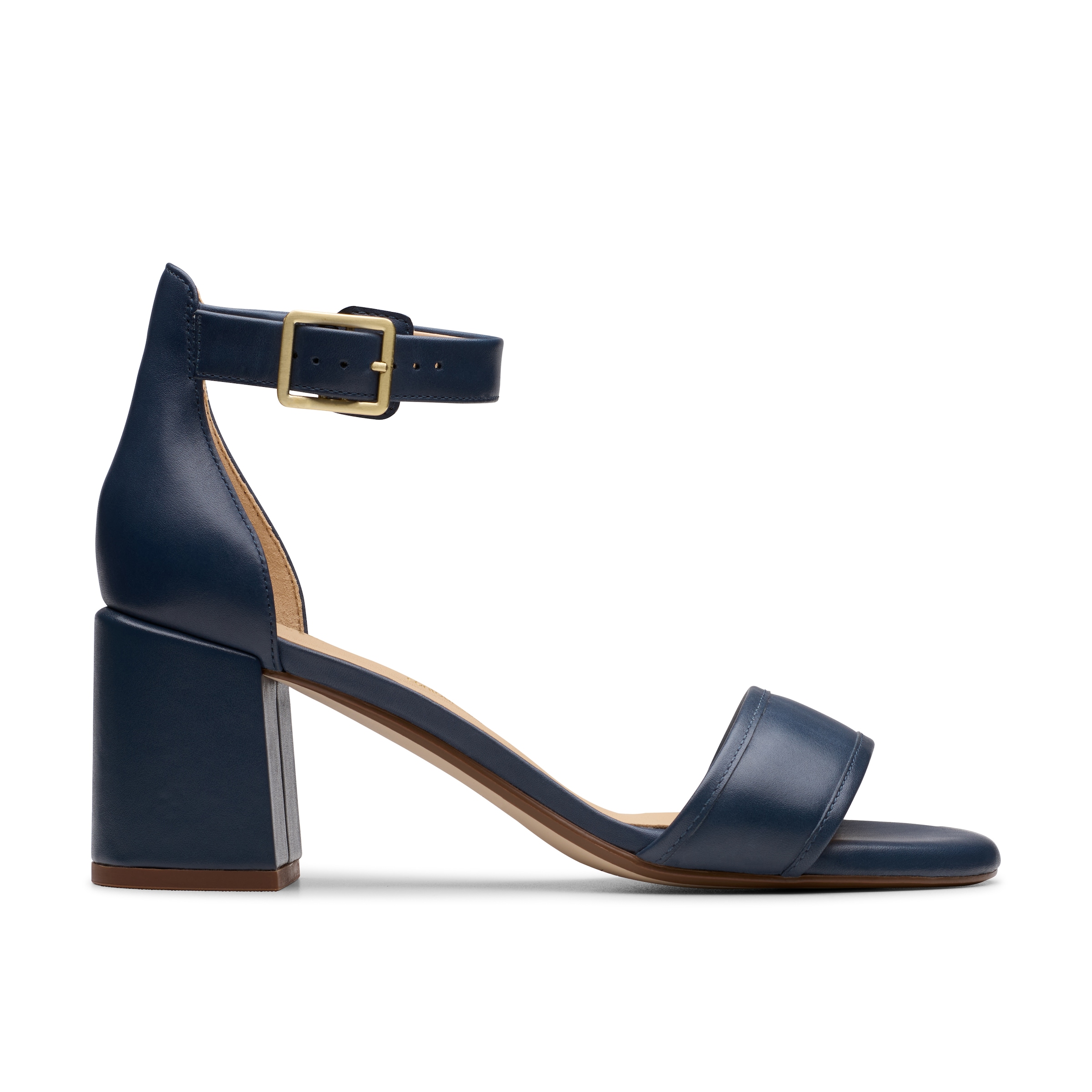 Clarks Sandale »Ezoria Mae«, Festtagsschuh, Sandalette mit Blockabsatz