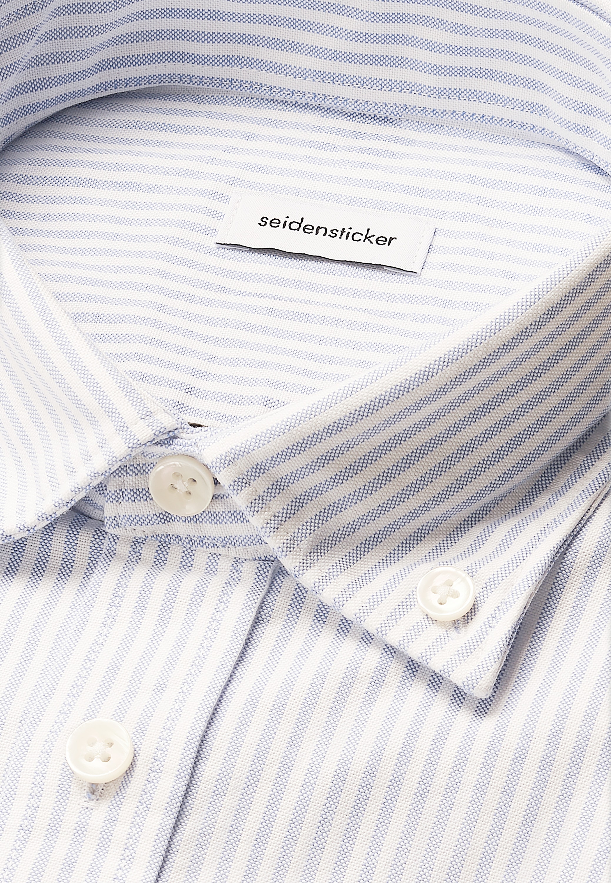 seidensticker Businesshemd, Regular 1/1 Button-Down-Kragen Gestreift