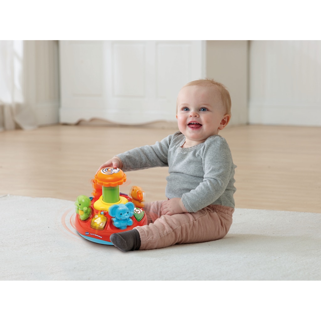 Vtech® Kreisel »VTechBaby, 1, 2, 3 - Tierkreisel«