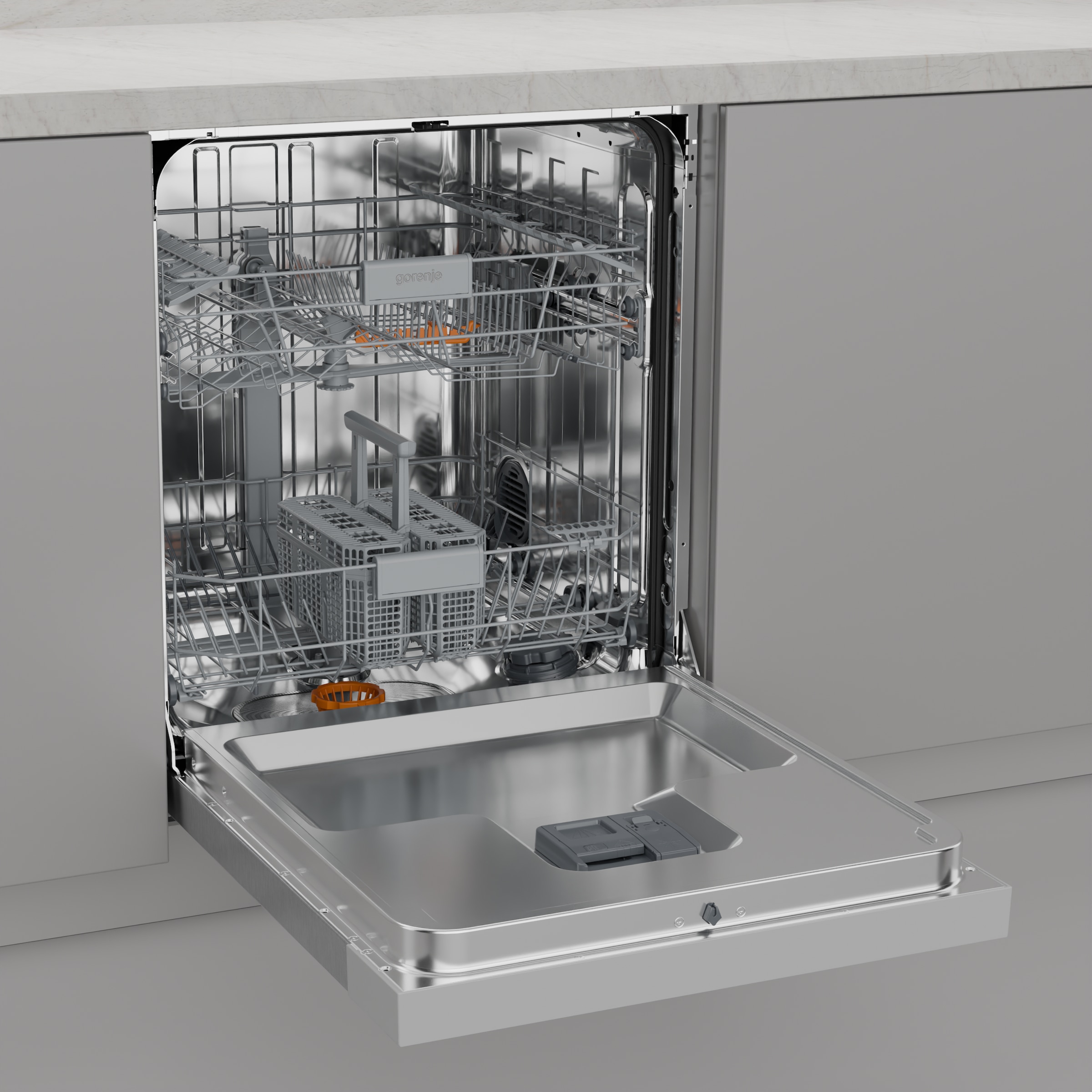 GORENJE Unterbaugeschirrspüler »GU642D90X« 9,5 l 14 Maßgedecke TotalAquaStop