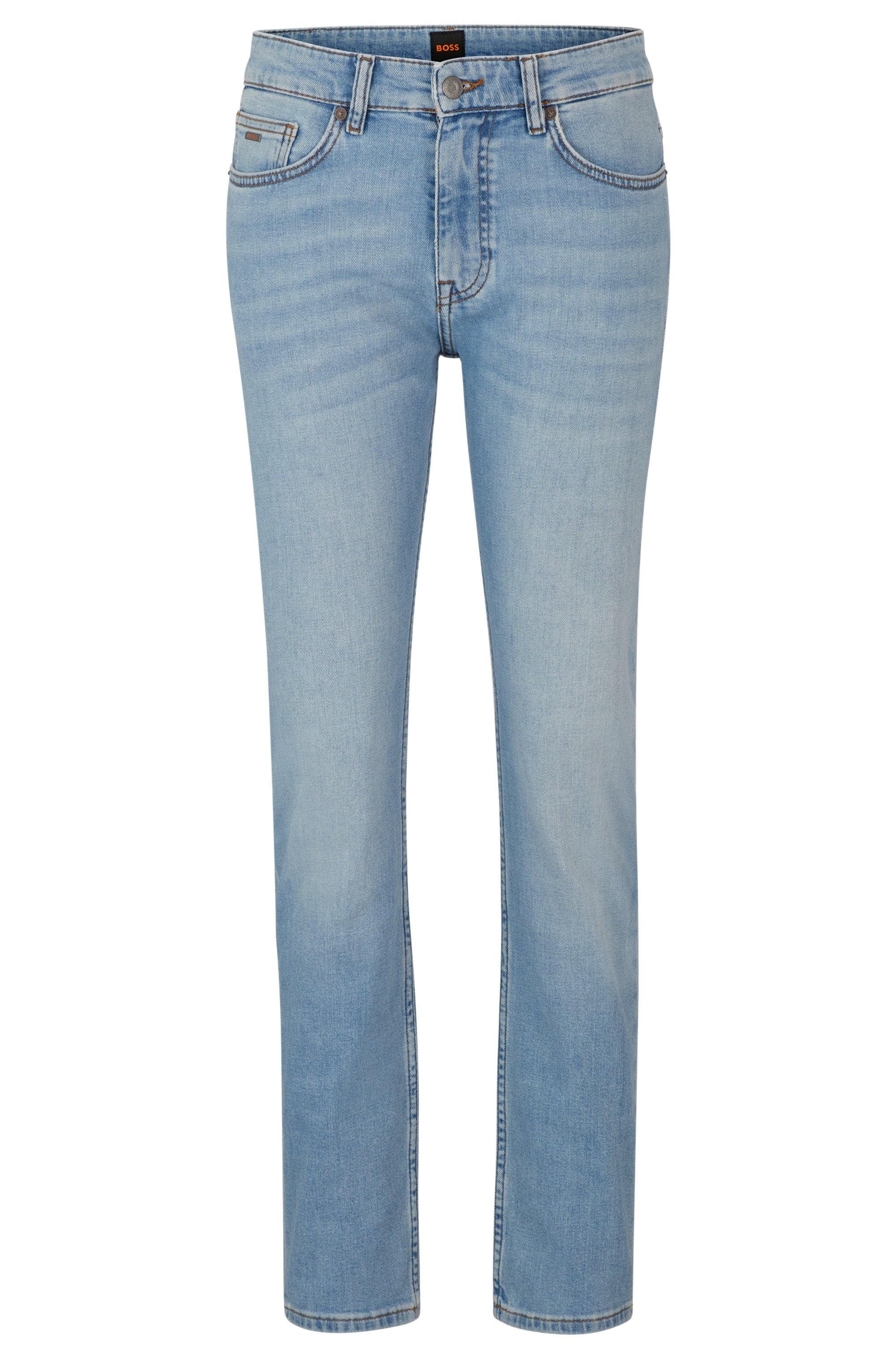 BOSS ORANGE Slim-fit-Jeans »Delaware«, mit BOSS Leder-Badge