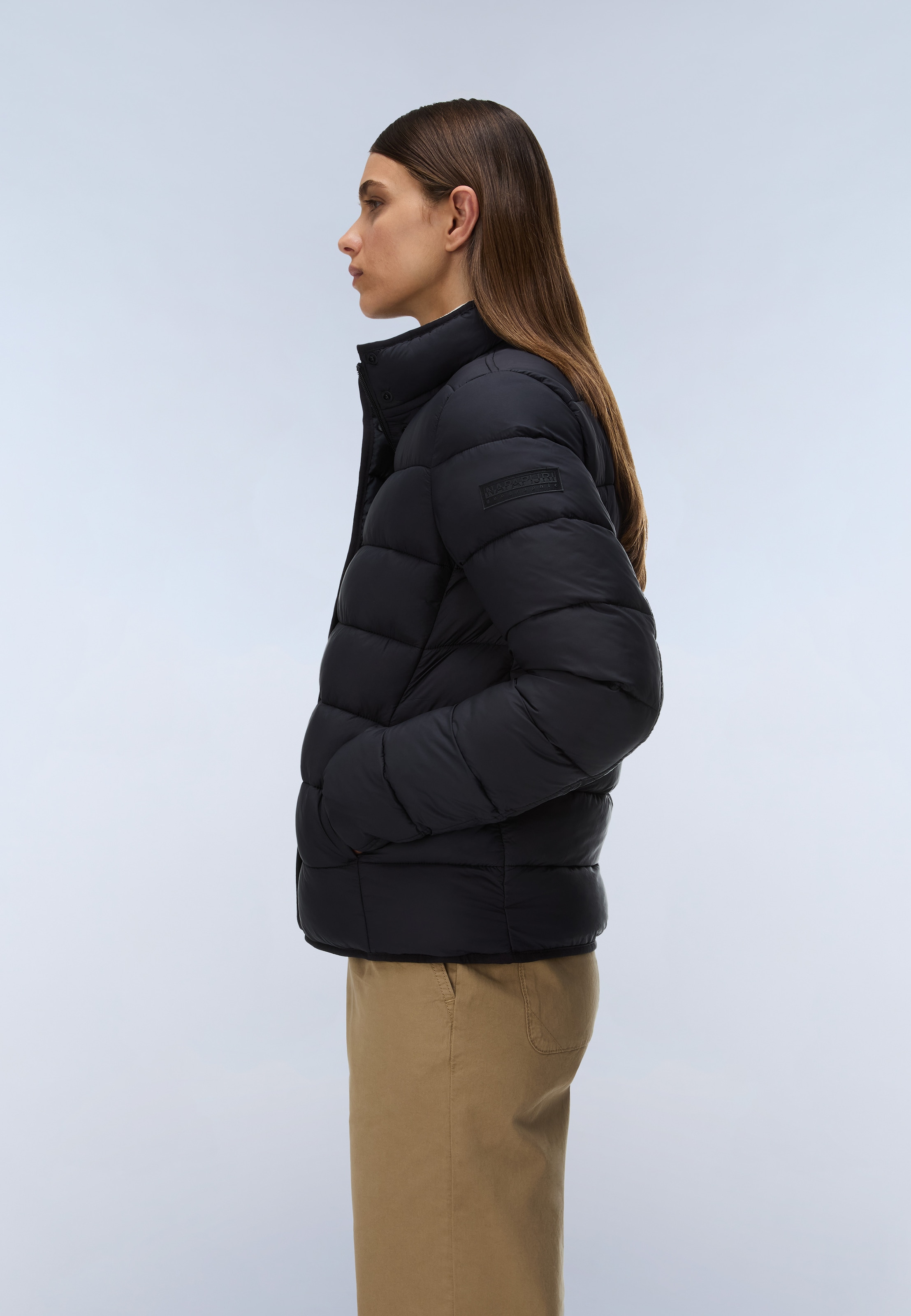 Napapijri Steppjacke »A-AERINS STND W BLACK BEAUTY« aus Polyamid, auch in großen Größen