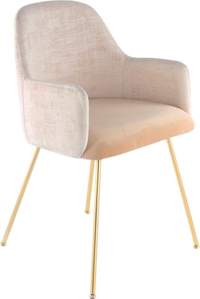 Kayoom Stuhl »Richard 525 in beige, Größe B/H/T: 53 cm x 85 cm x 50 cm