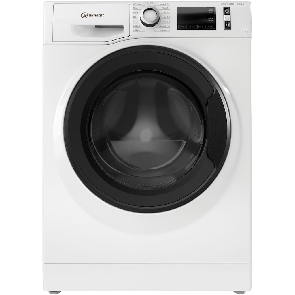 BAUKNECHT Waschmaschine »Super Eco 9464 A«, Super Eco 9464 A, 9 kg, 1400 U/min, 4 Jahre Herstellergarantie