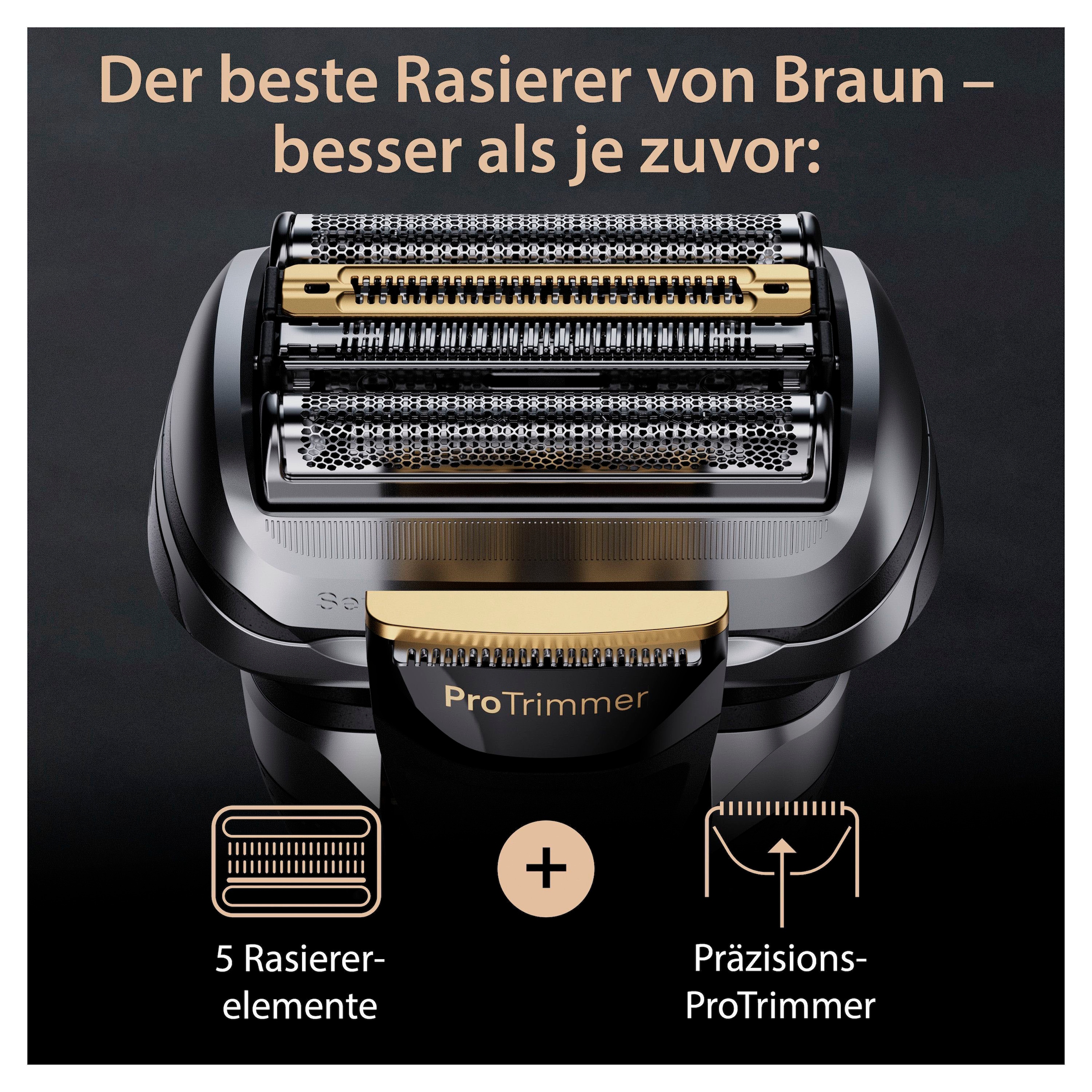 Braun Elektrorasierer »Series 9 Pro+ 9517s«, Precision ProTrimmer