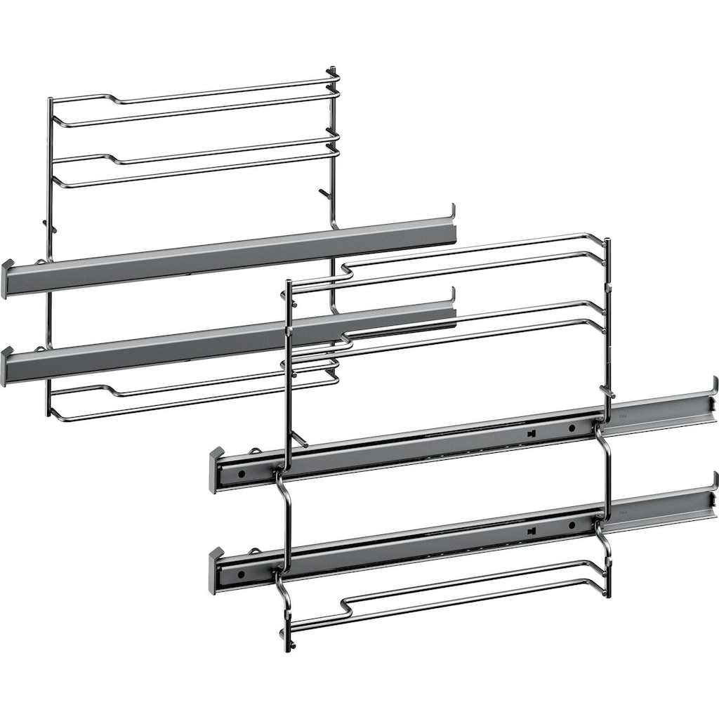 SIEMENS Flex-Induktions-Herd-Set »EQ521DA0ZM«, iQ500, HE517ABS1, mit 2-fach-Teleskopauszug