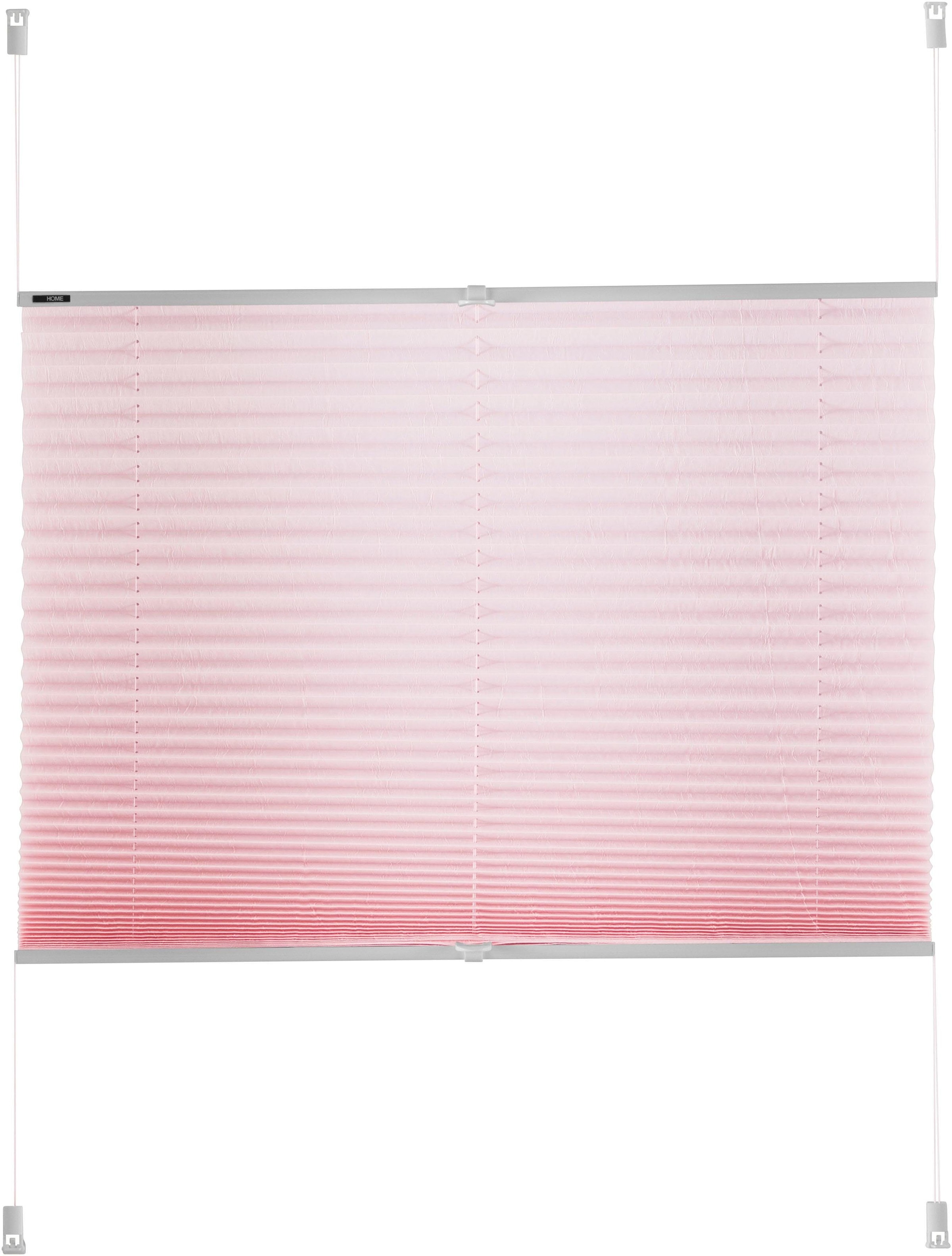 OTTO home Plissee »DAHRA - in Crush-Optik« Lichtschutz ohne Bohren verspannt Fixmaß, Bestseller mit über 5500 4,5-Sterne-Bewertungen, Klemmträger