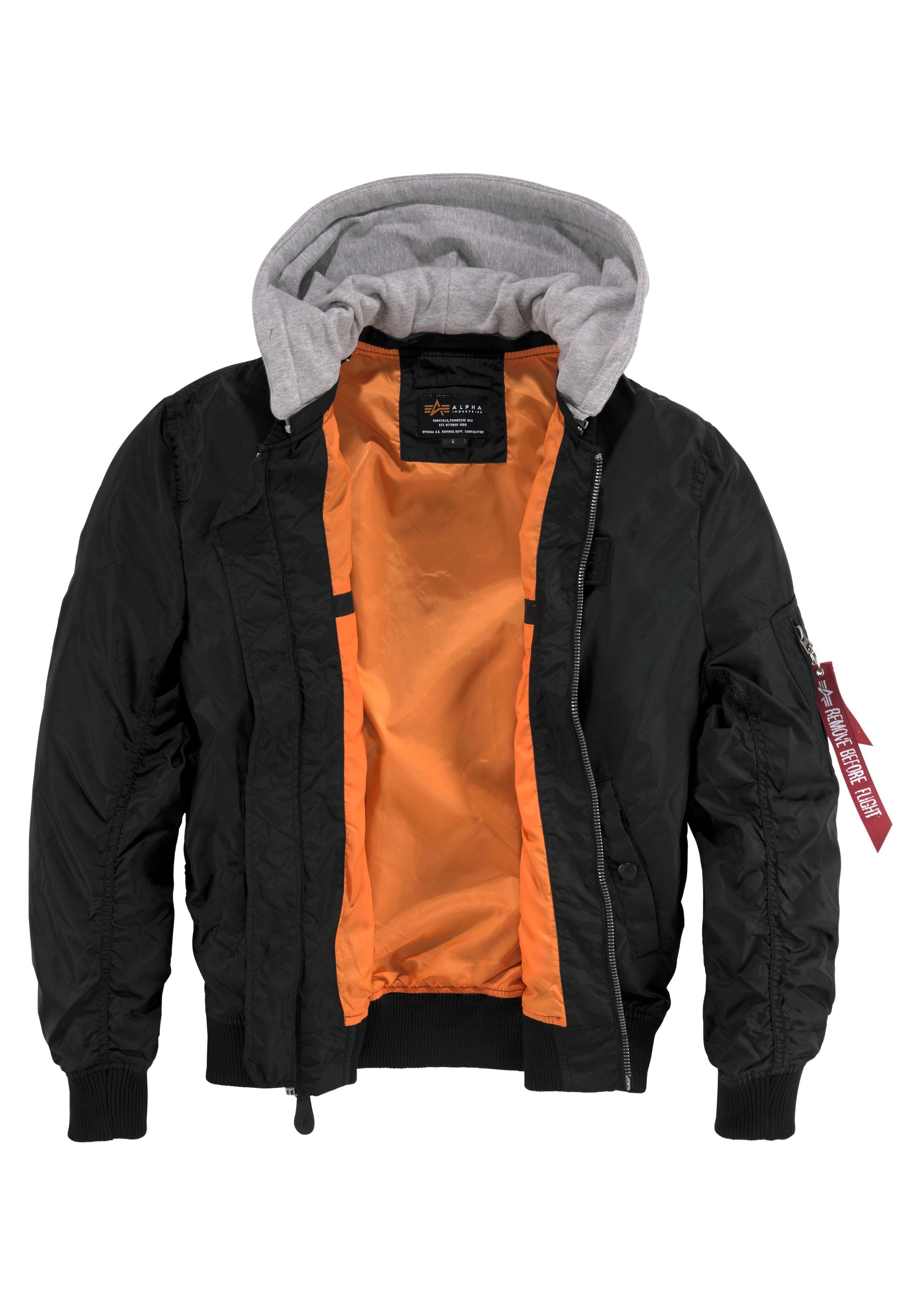 Alpha Industries Bomberjacke »MA-1 TT HOOD«, mit Kapuze