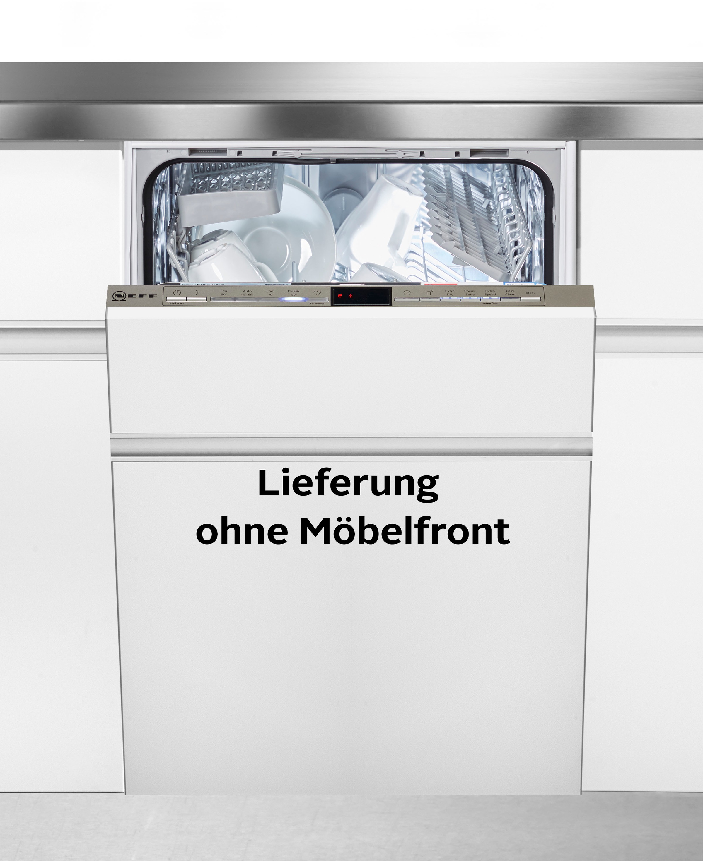 NEFF vollintegrierbarer Geschirrspüler N 30 »S853HKX16E«, 9 Maßgedecke, Info Light: projizierter Punkt während des Betriebs