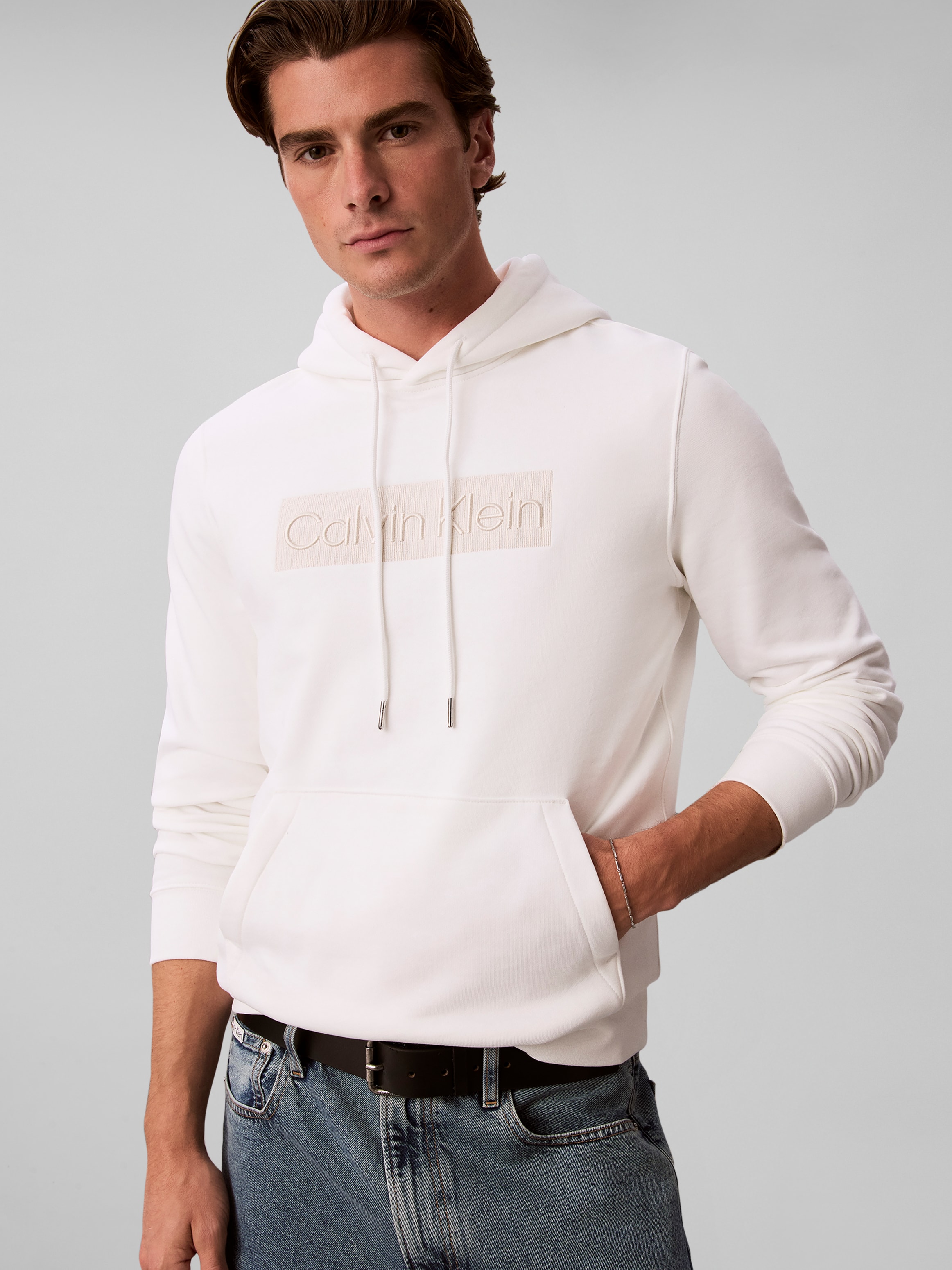 Calvin Klein Jeans Kapuzensweatshirt »FLEECE GRAPHIC HOODIE«, Regular fit mit Kapuze
